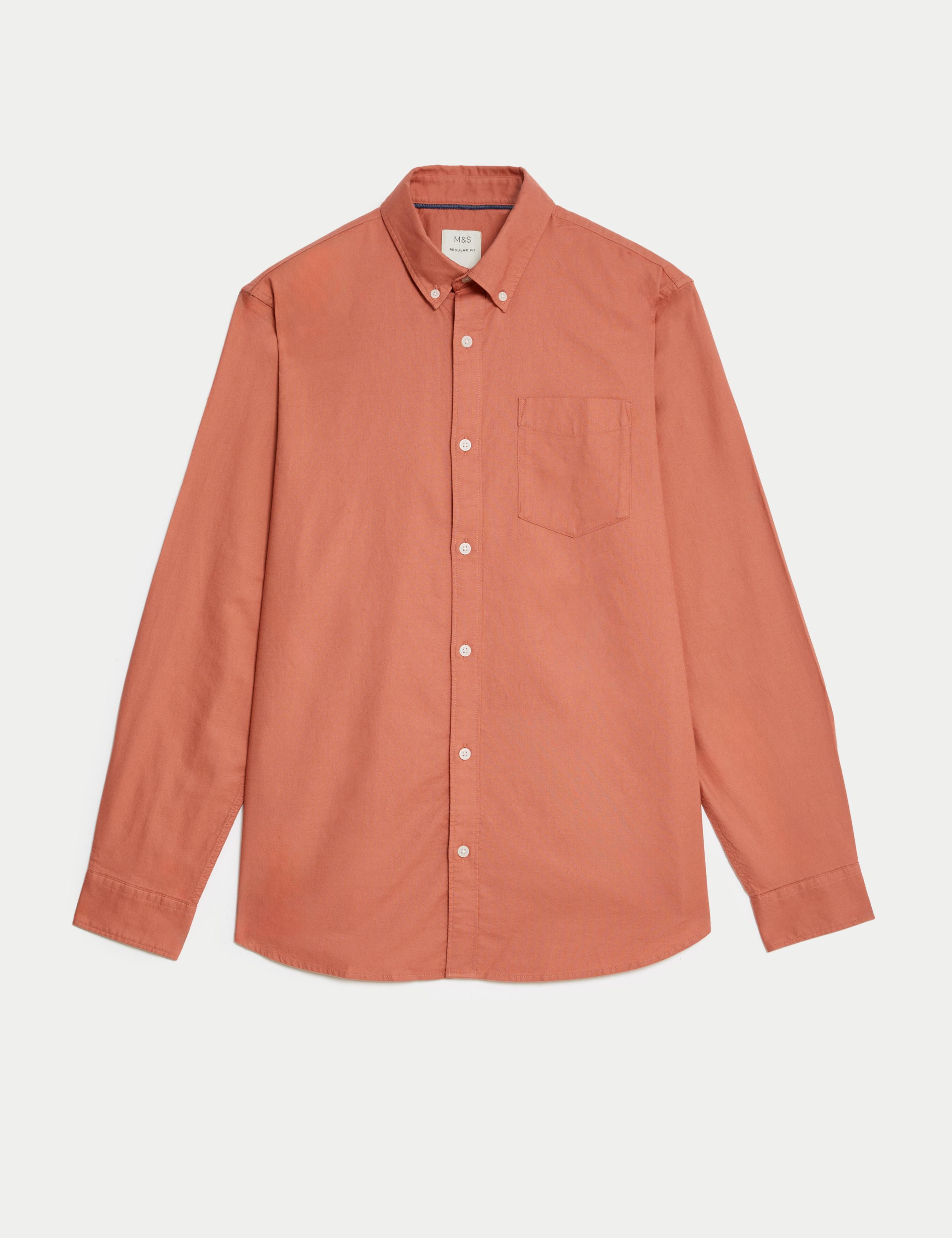 Easy Iron Pure Cotton Oxford Shirt 2 of 5