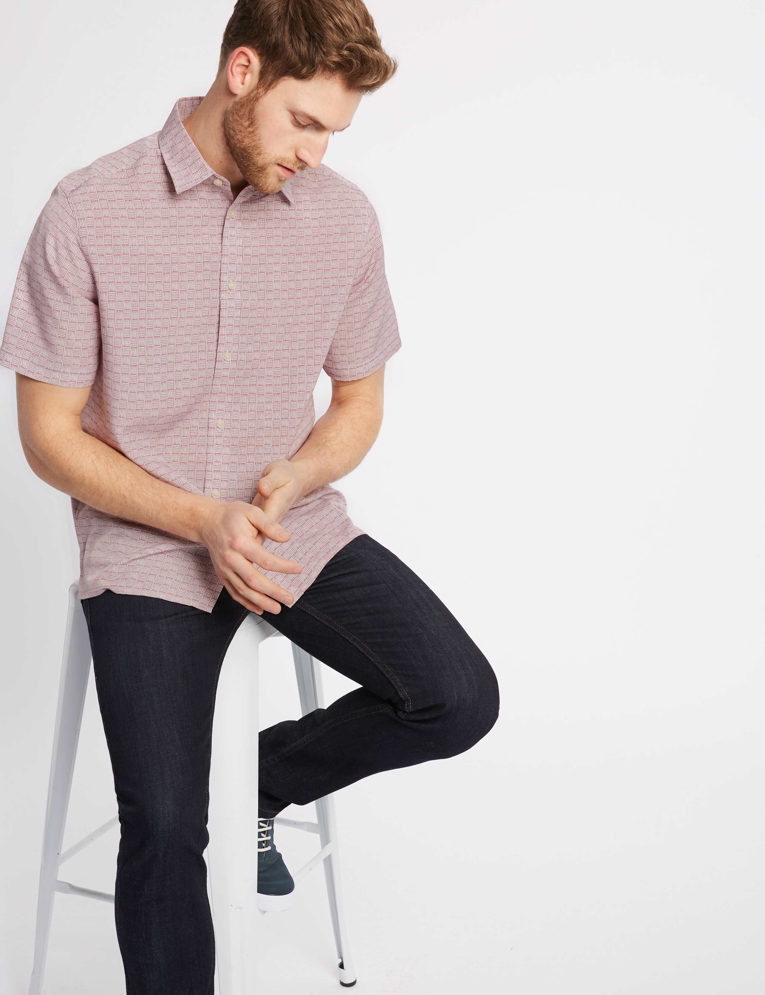 Square Design Print Shirt 3 of 5