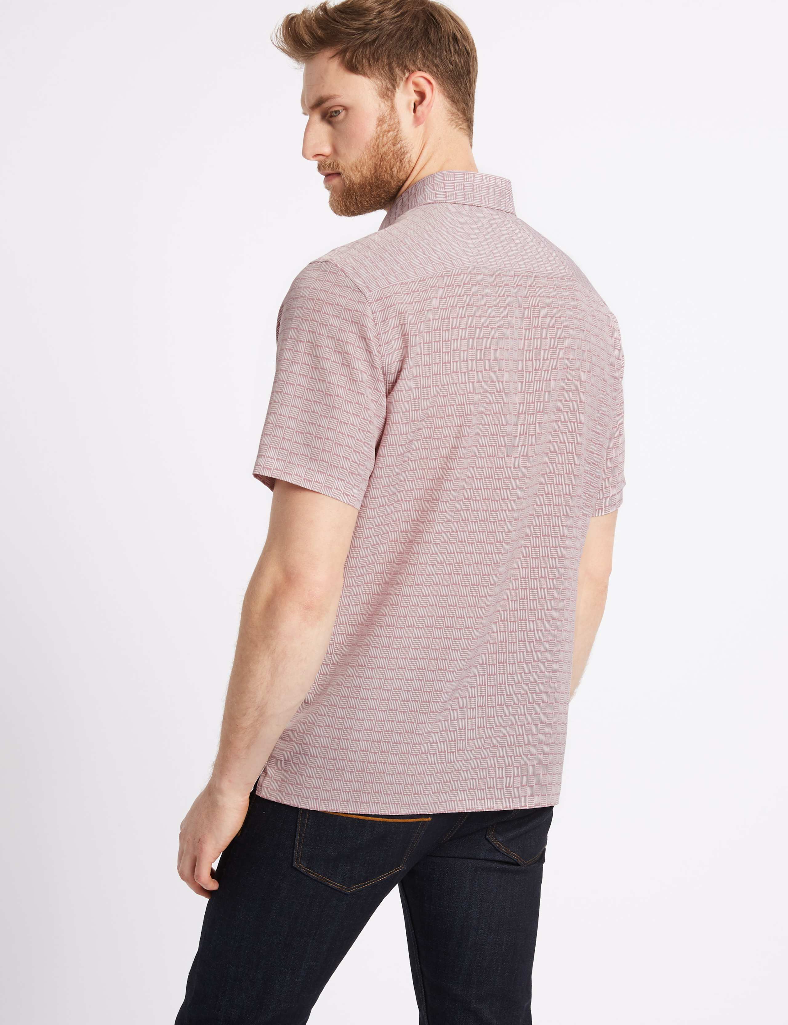 Square Design Print Shirt 4 of 5