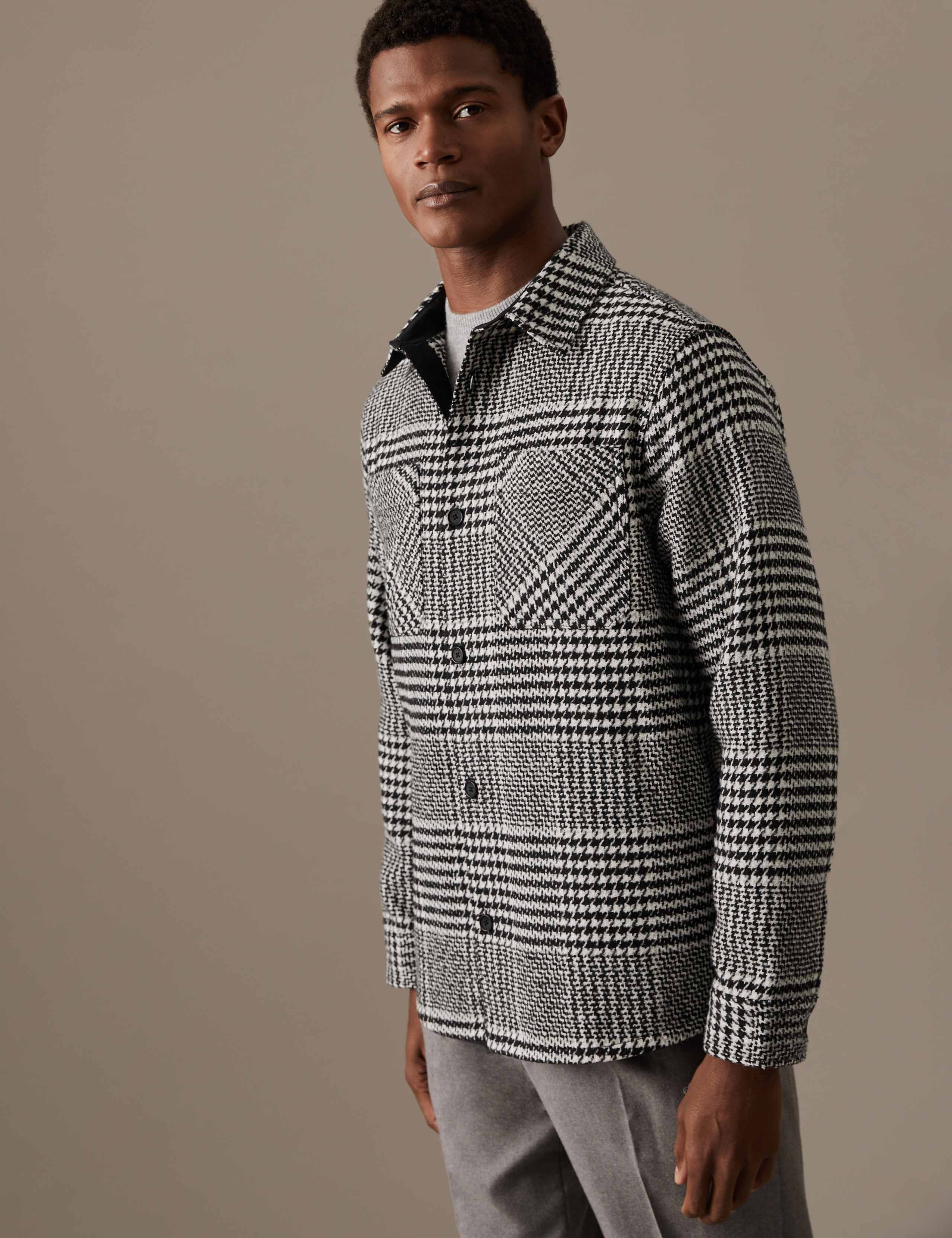 Check Overshirt with Wool 4 of 5
