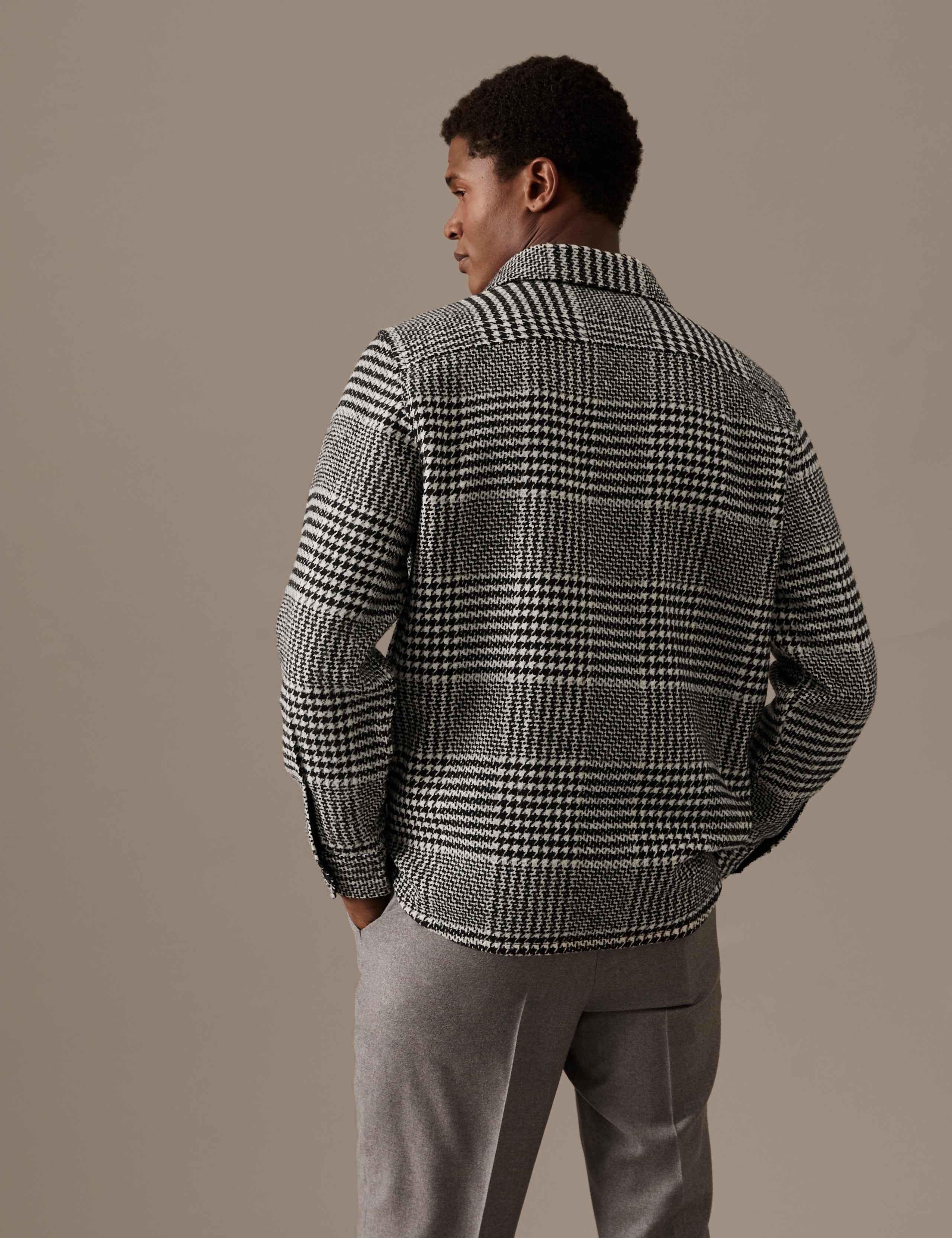 Check Overshirt with Wool 5 of 5