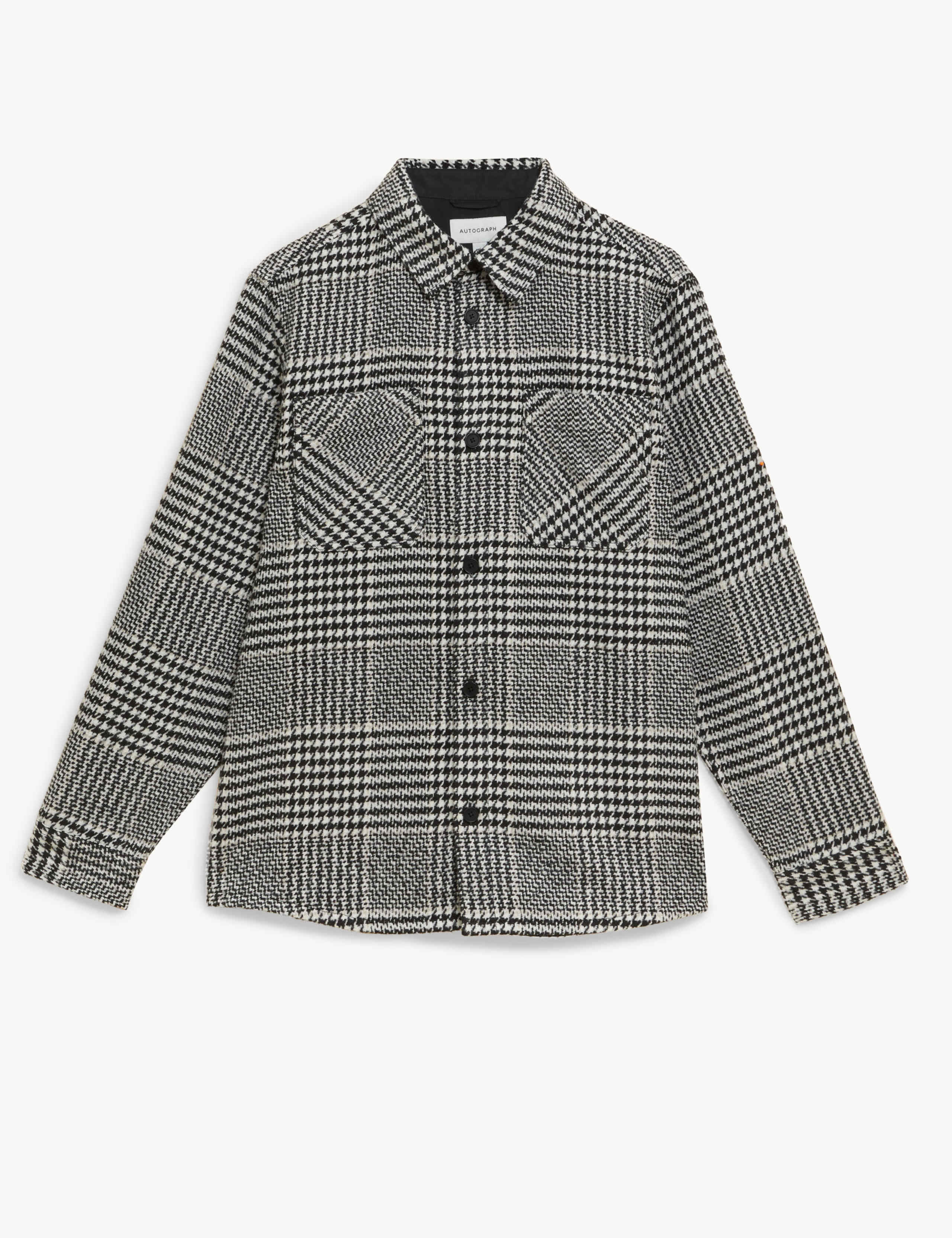 シャツ IONSEOUL Like Check Overshirt 4JH078 Check Overshirt with Wool | Autograph | M&S