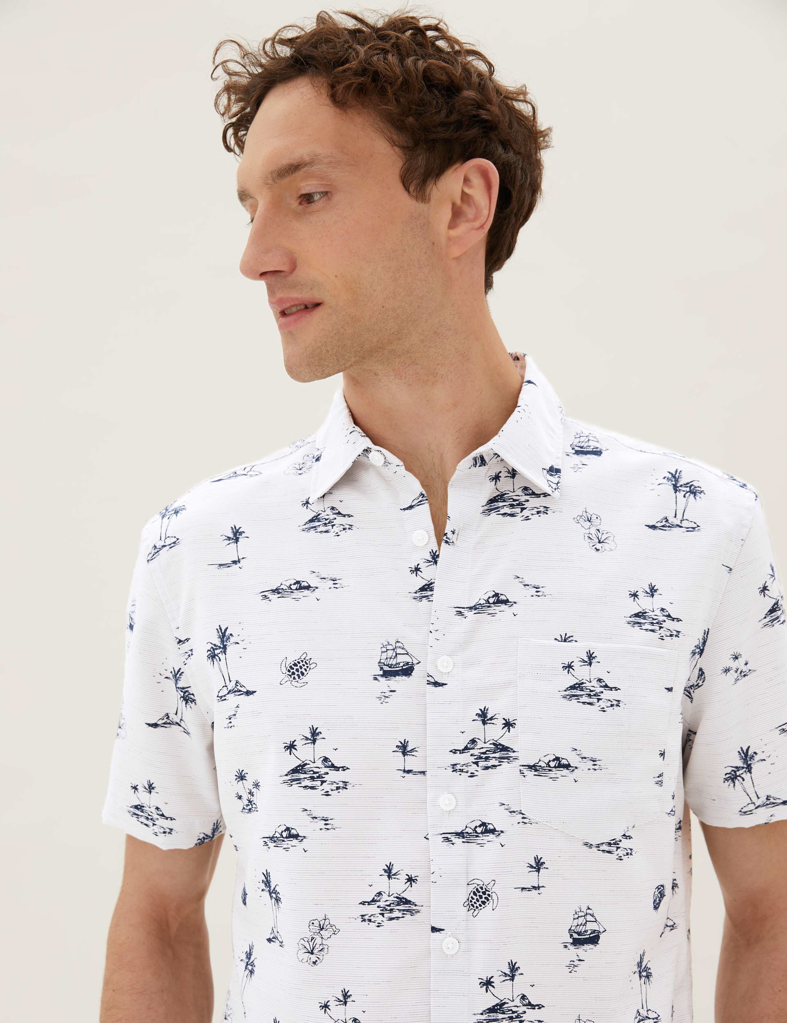 Easy Iron Hawaiian Shirt 1 of 4