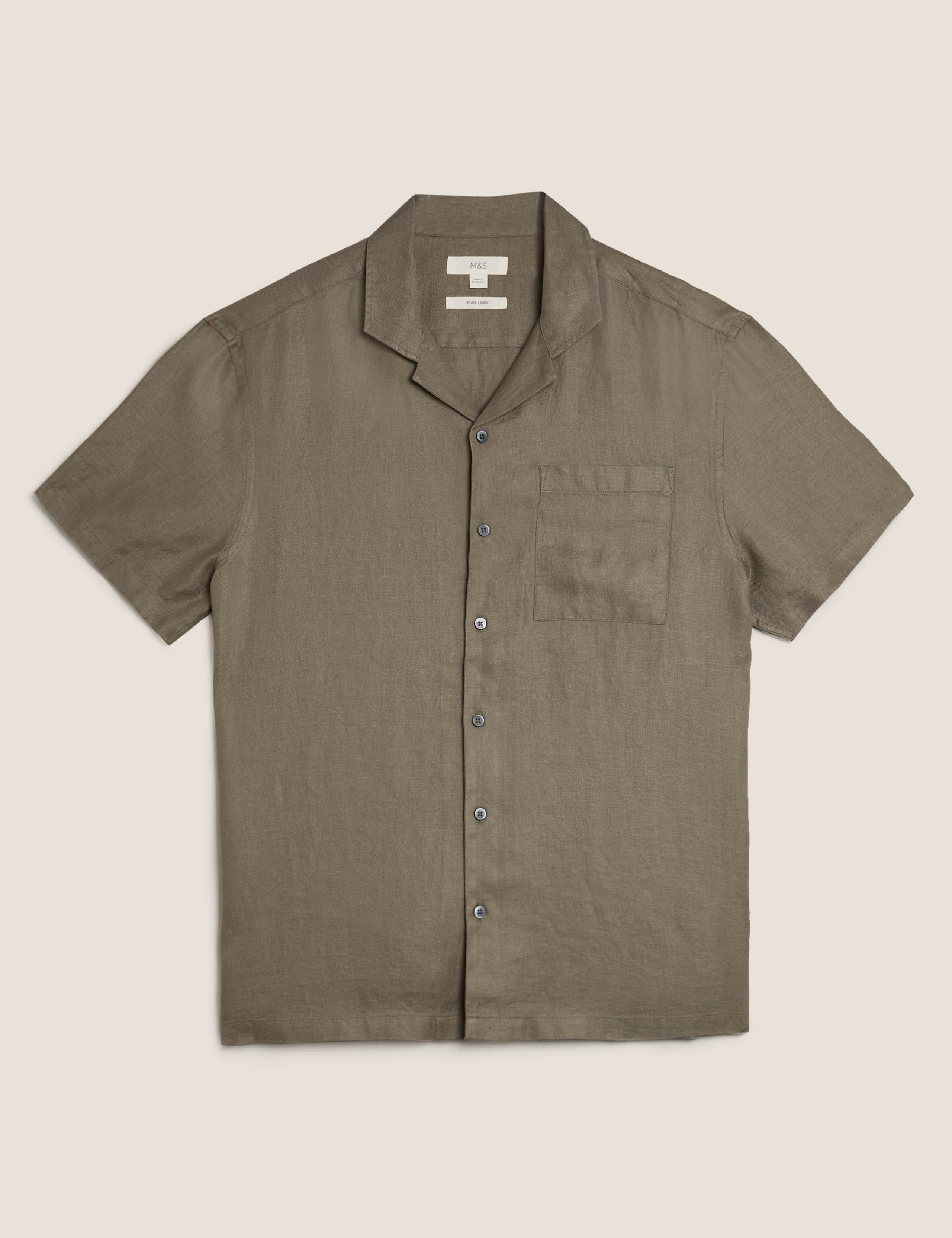 Pure Linen Revere Shirt 2 of 6