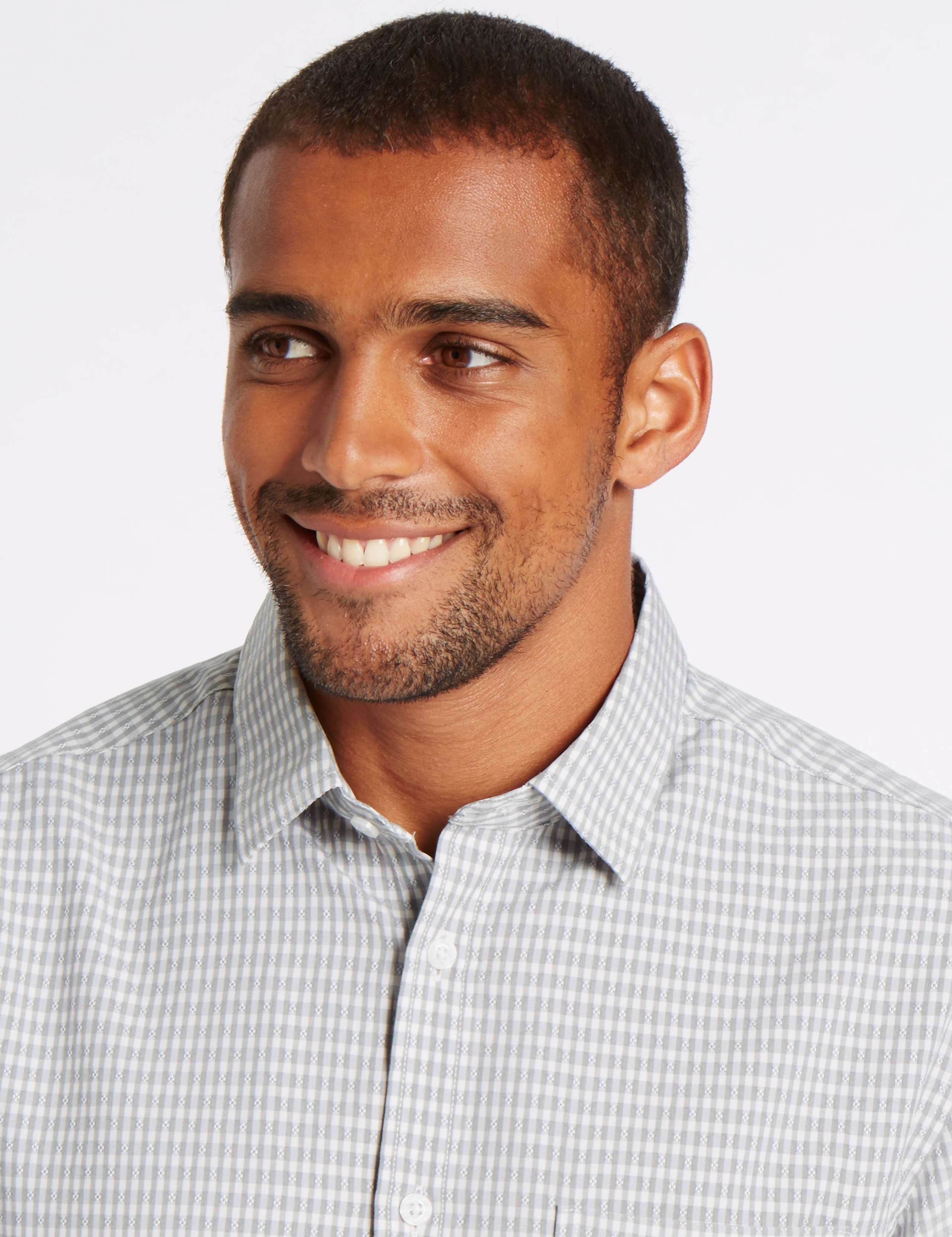 Easy Care Modal Rich Check Shirt 4 of 4