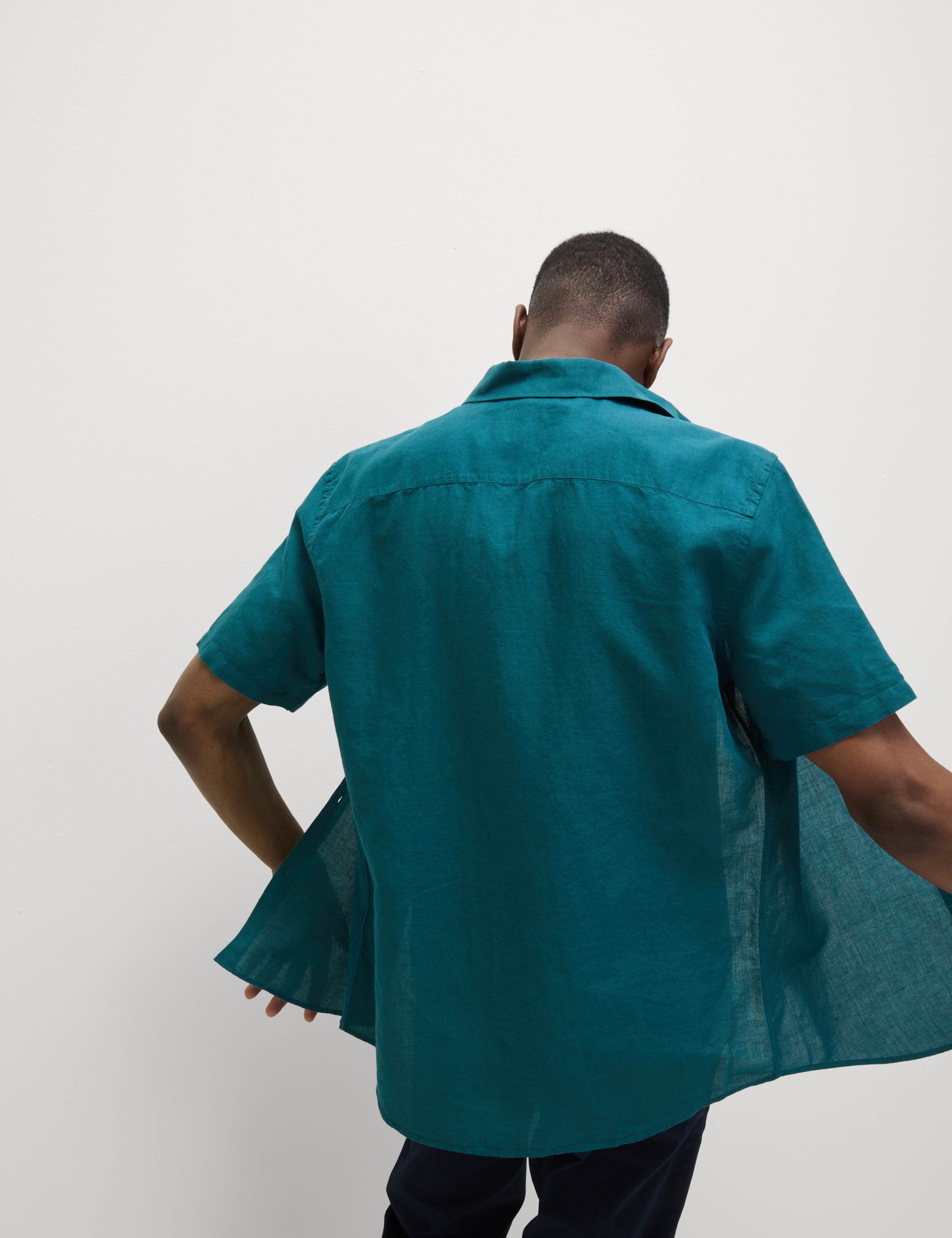 Linen Cotton Short Sleeve Shirt 3 of 6