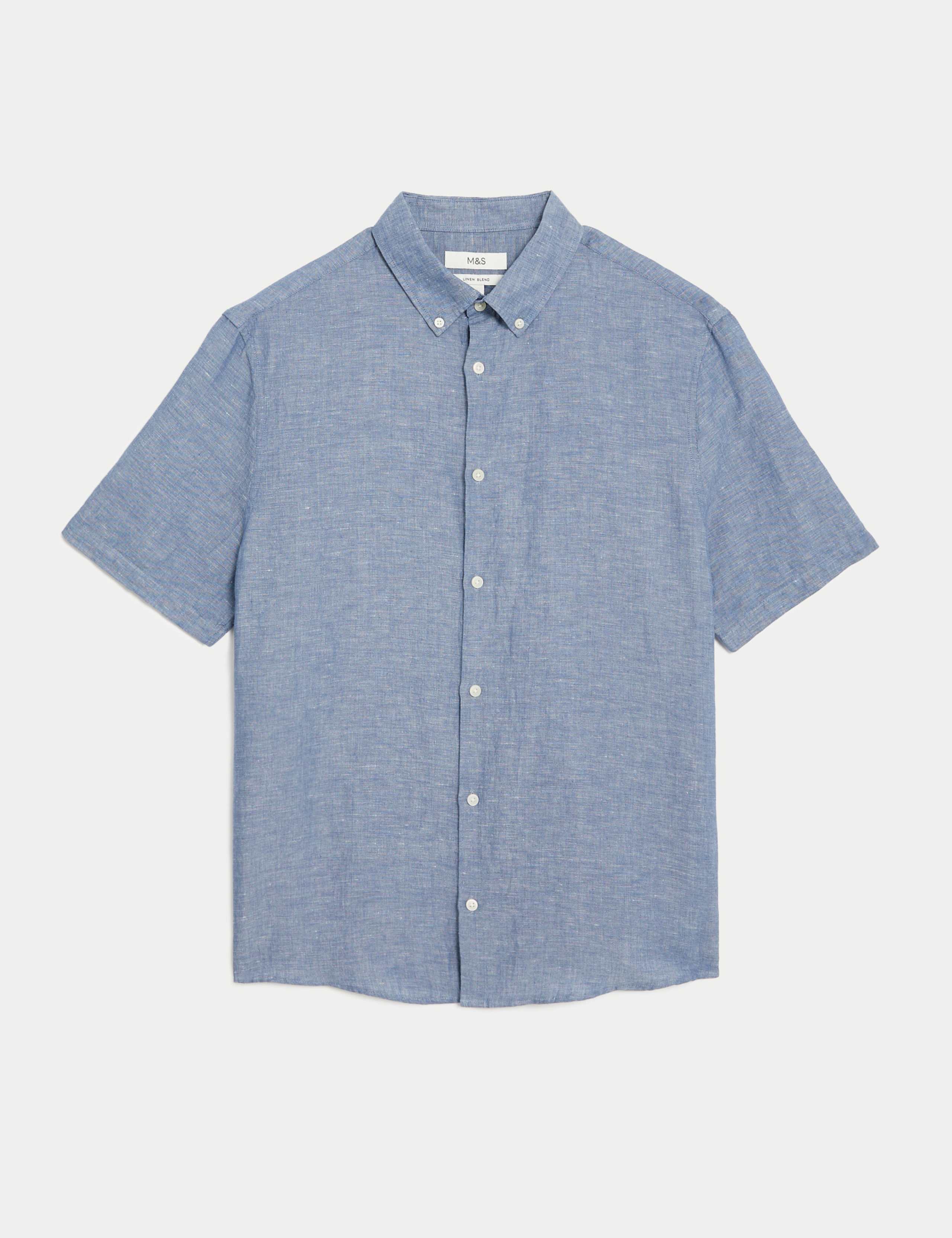 Linen Cotton Short Sleeve Shirt 2 of 5