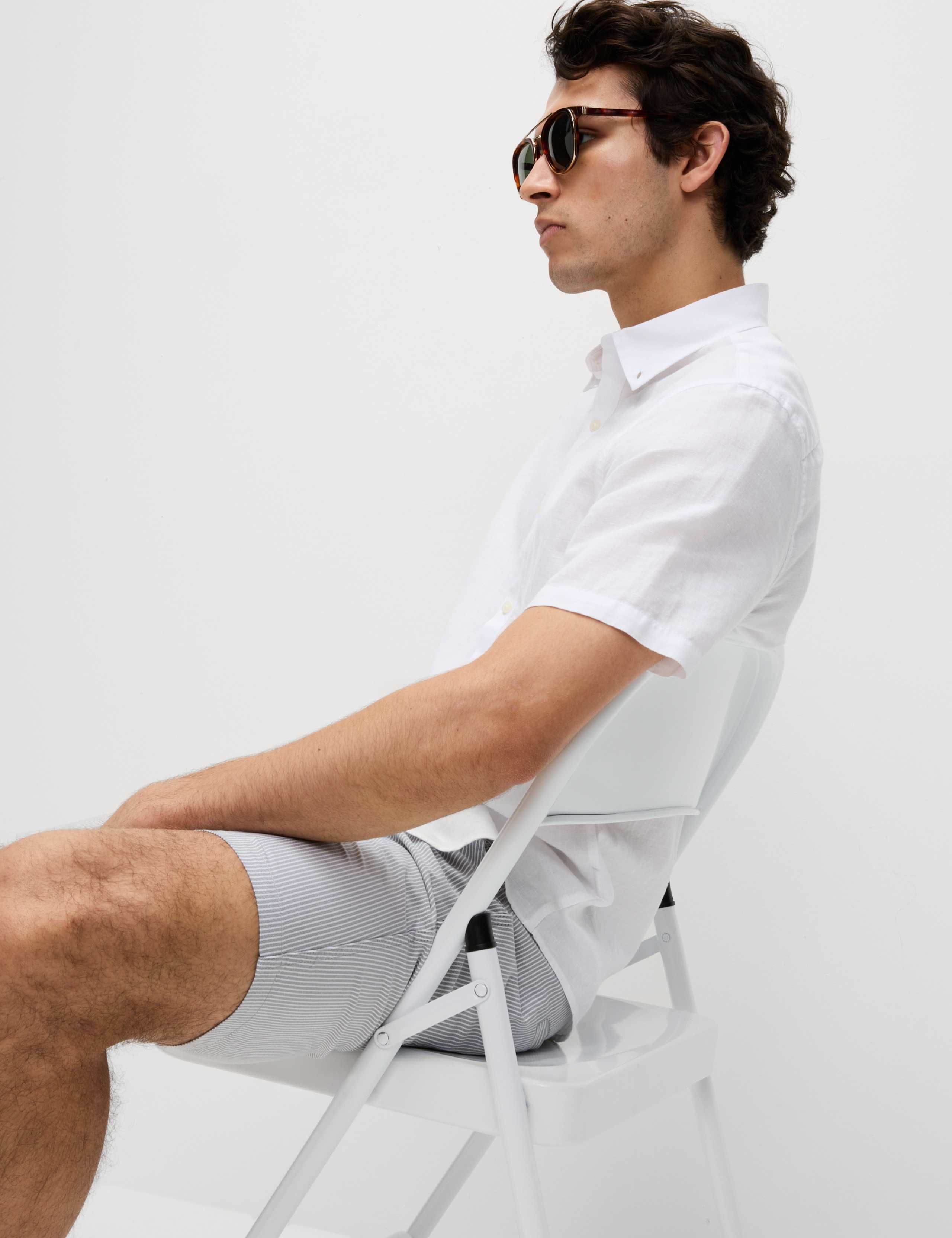 Linen Cotton Short Sleeve Shirt 5 of 6