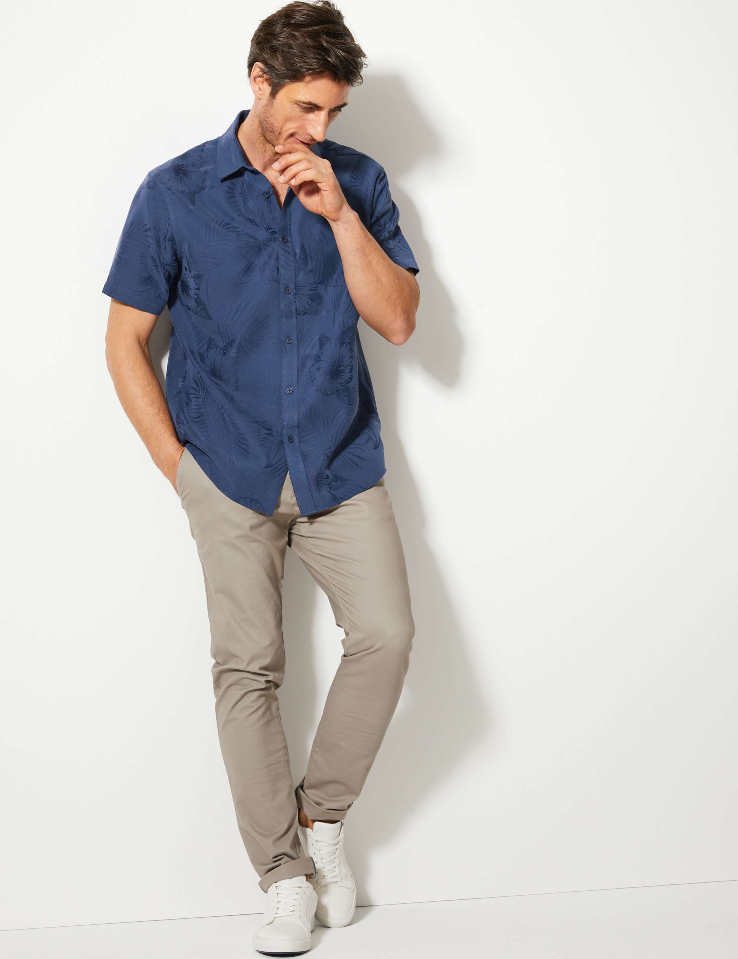 Modal Rich Floral Print Shirt 3 of 5