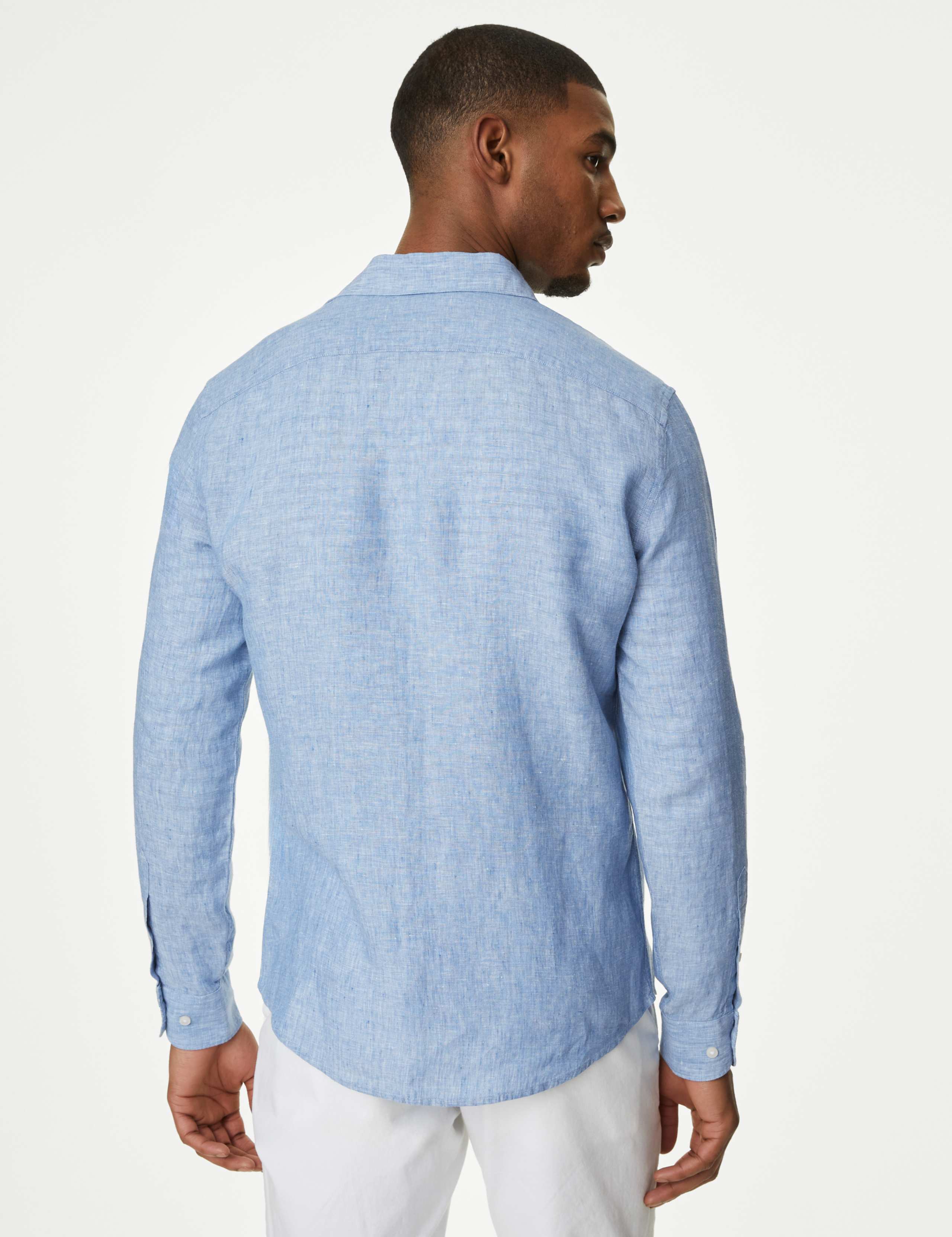 Pure Linen Slim Fit Shirt 5 of 5