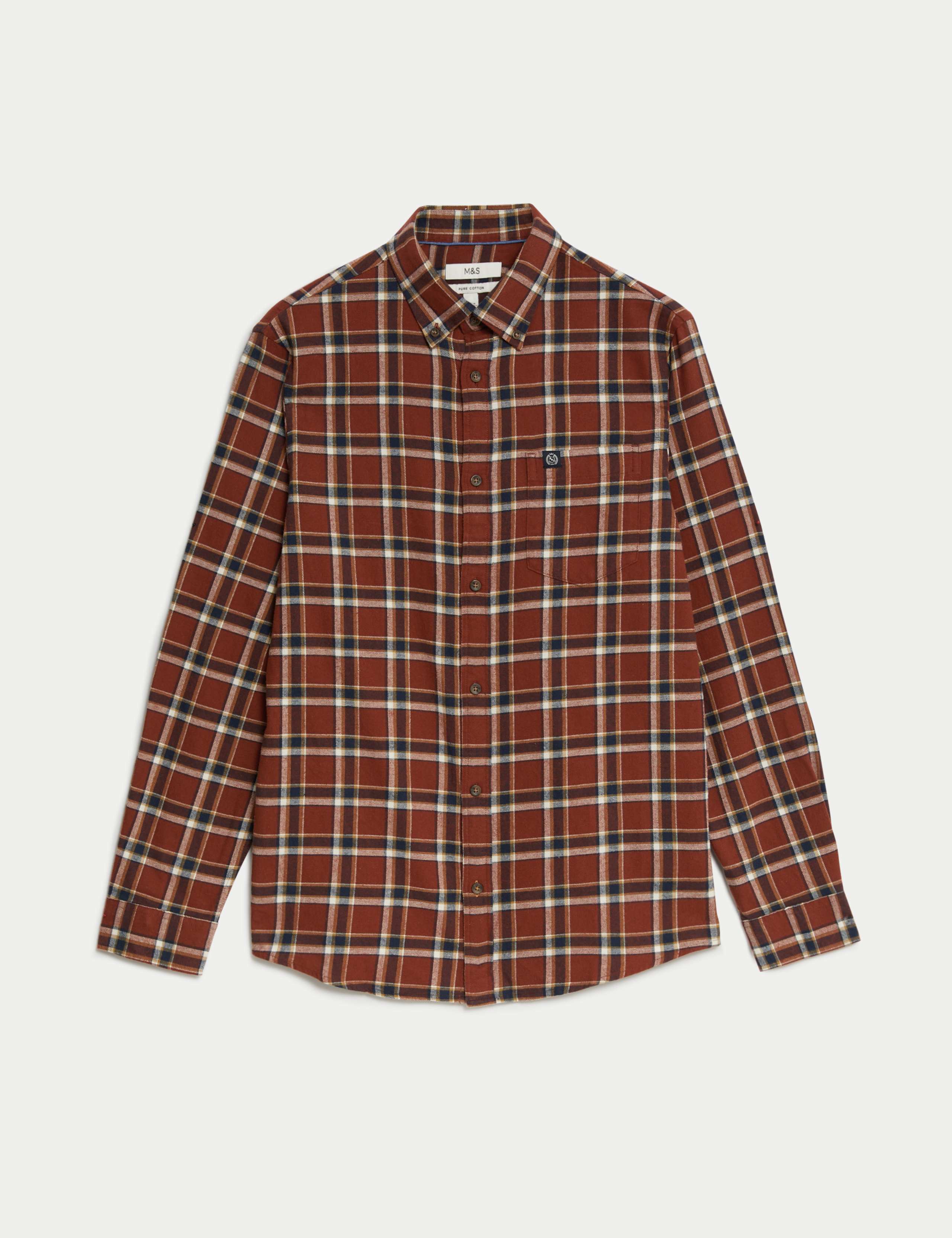 Pure Cotton Flannel Shirt 2 of 5