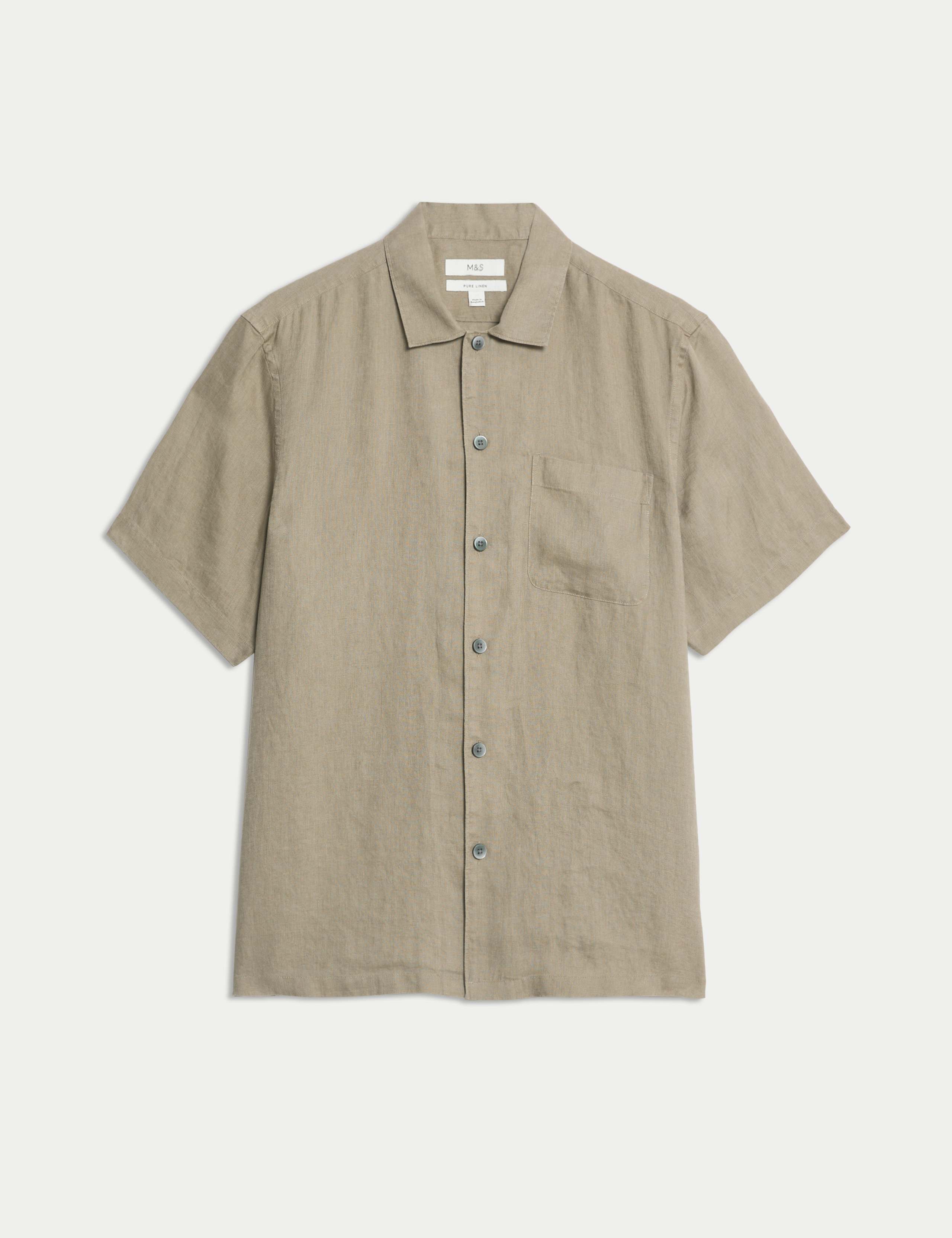 Pure Linen Short Sleeve Shirt 2 of 5