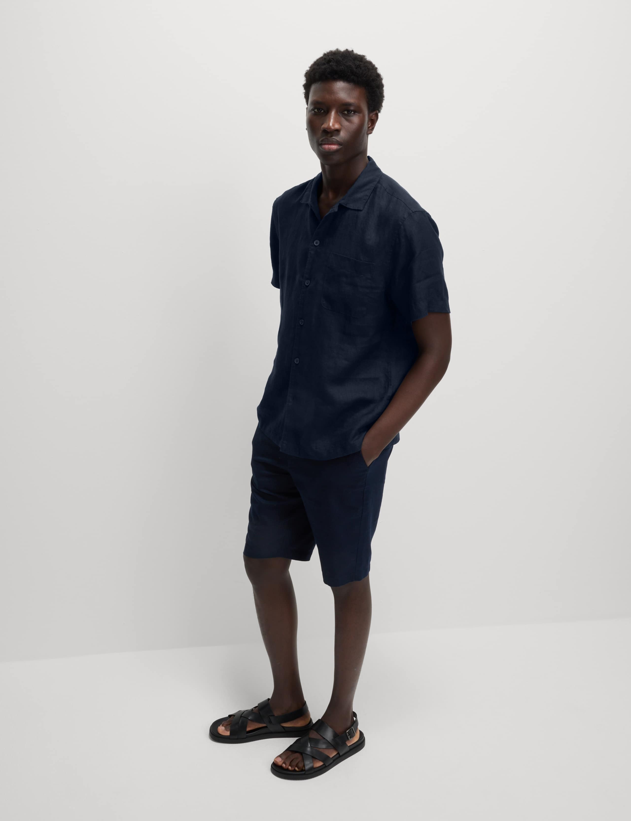 Pure Linen Short Sleeve Shirt 3 of 5