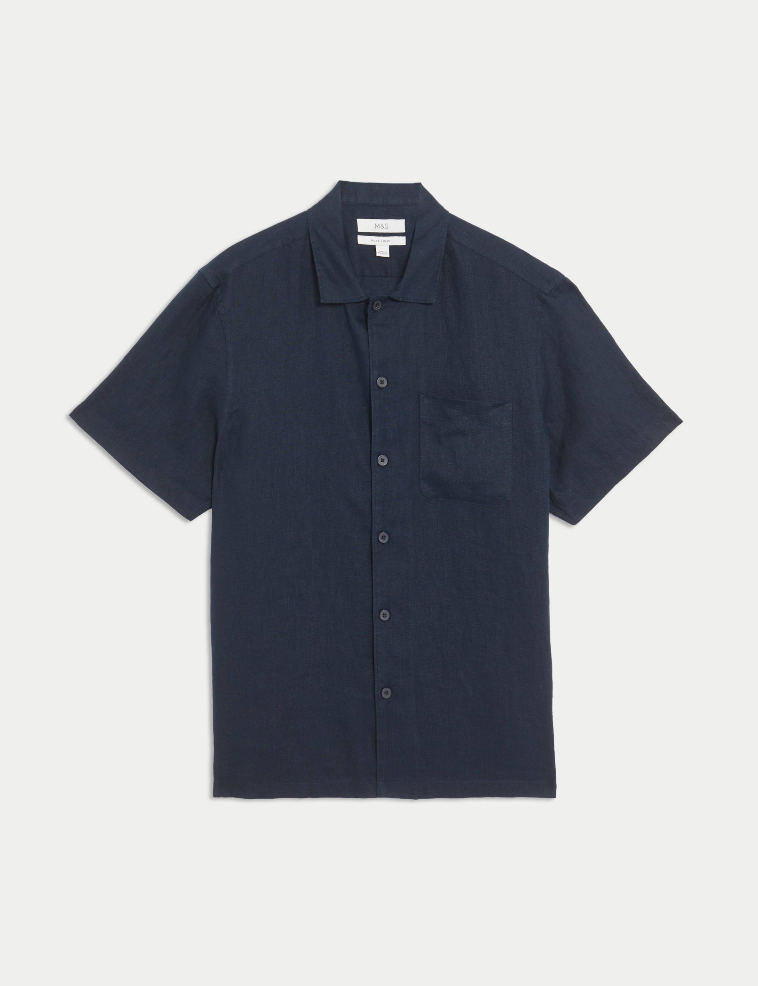 Pure Linen Short Sleeve Shirt 2 of 5
