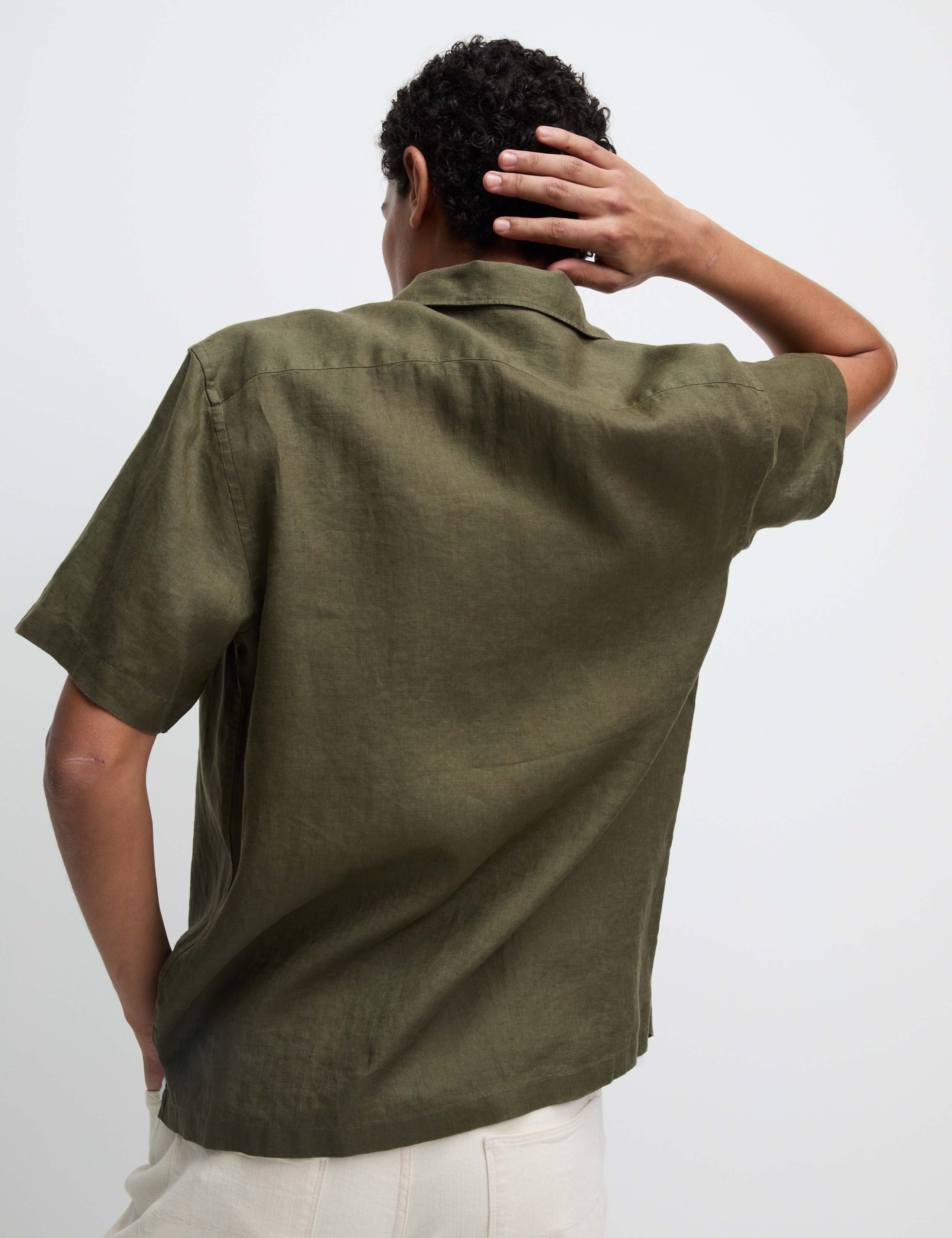 Pure Linen Short Sleeve Shirt 4 of 5