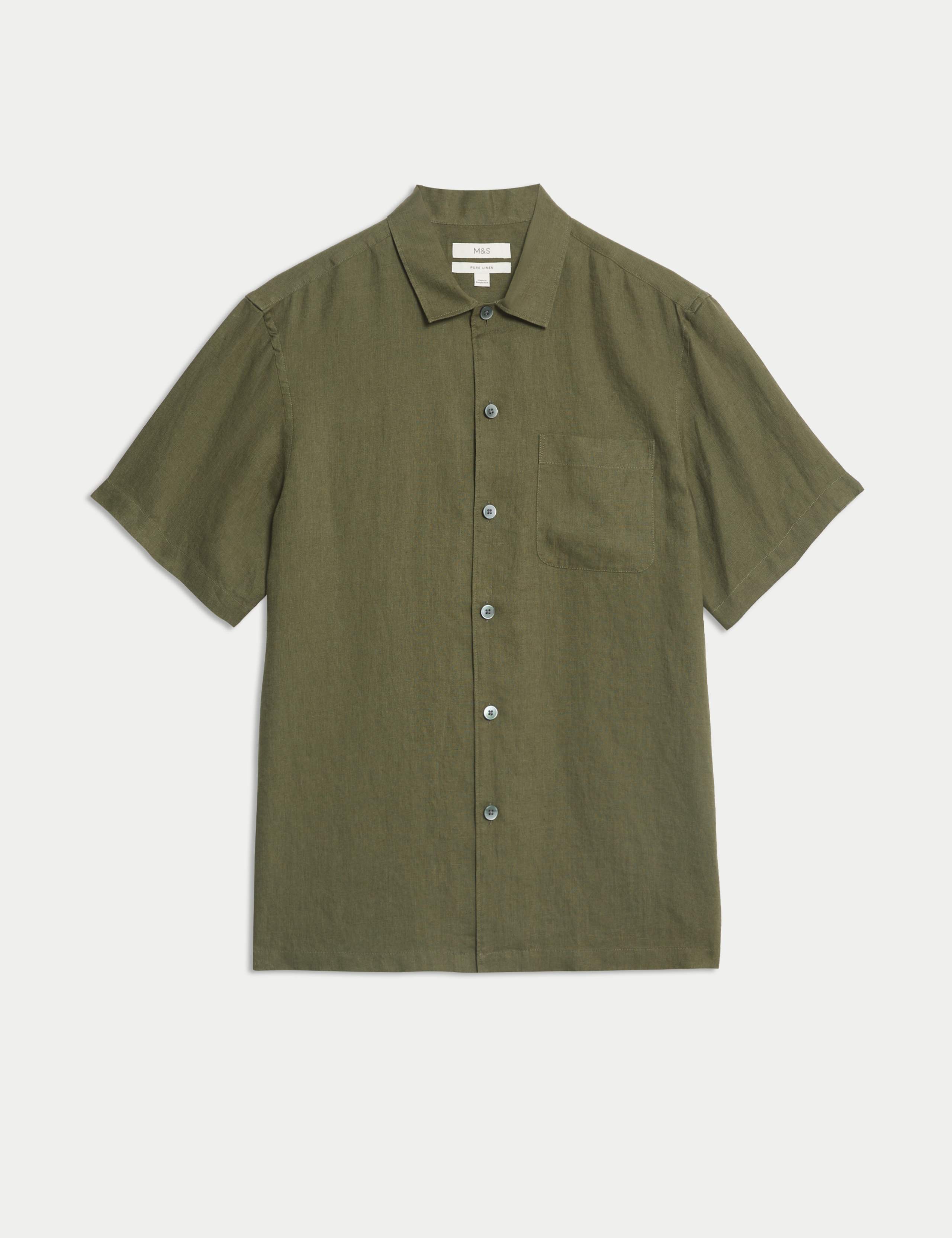 Pure Linen Short Sleeve Shirt 2 of 5