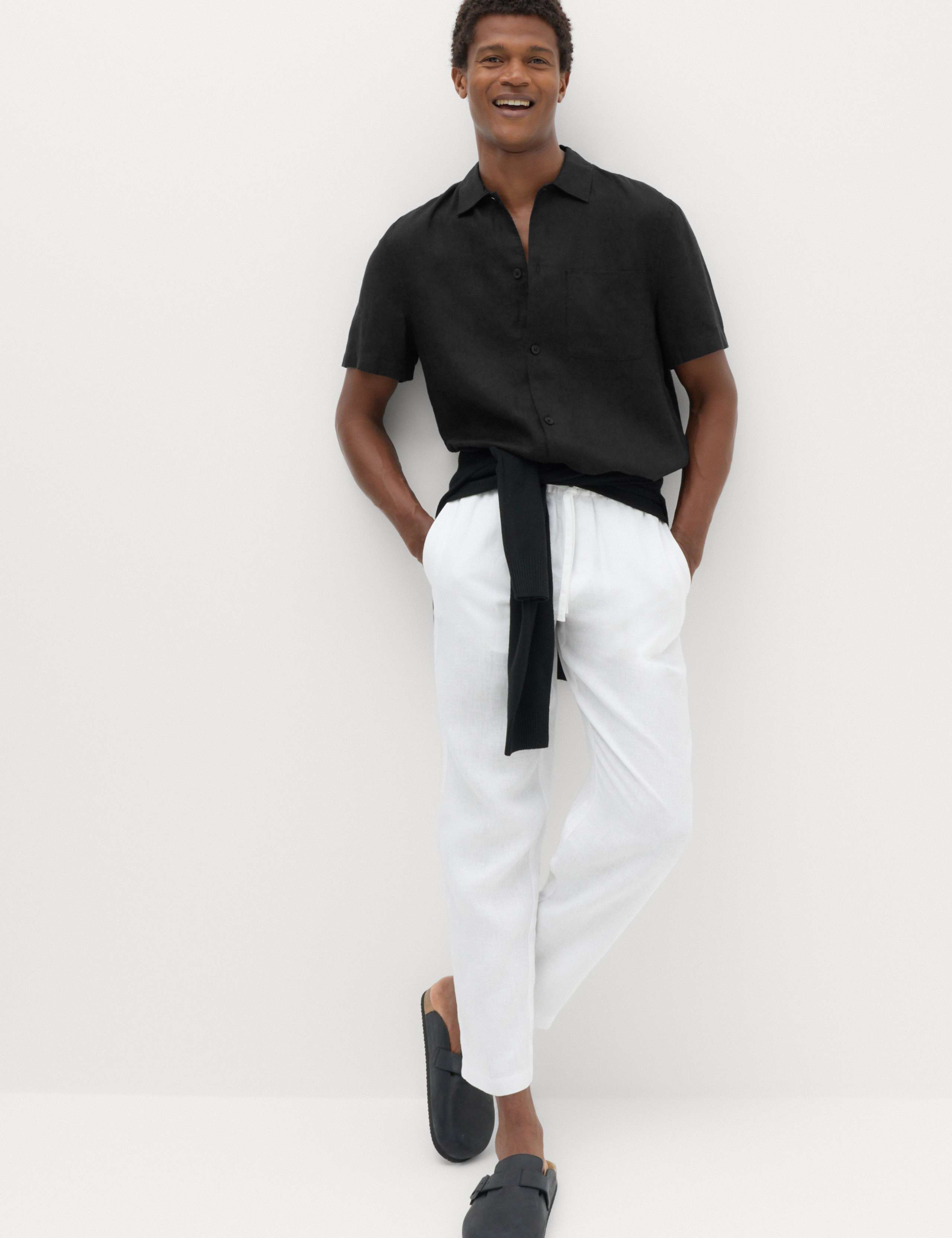 Pure Linen Short Sleeve Shirt 6 of 6