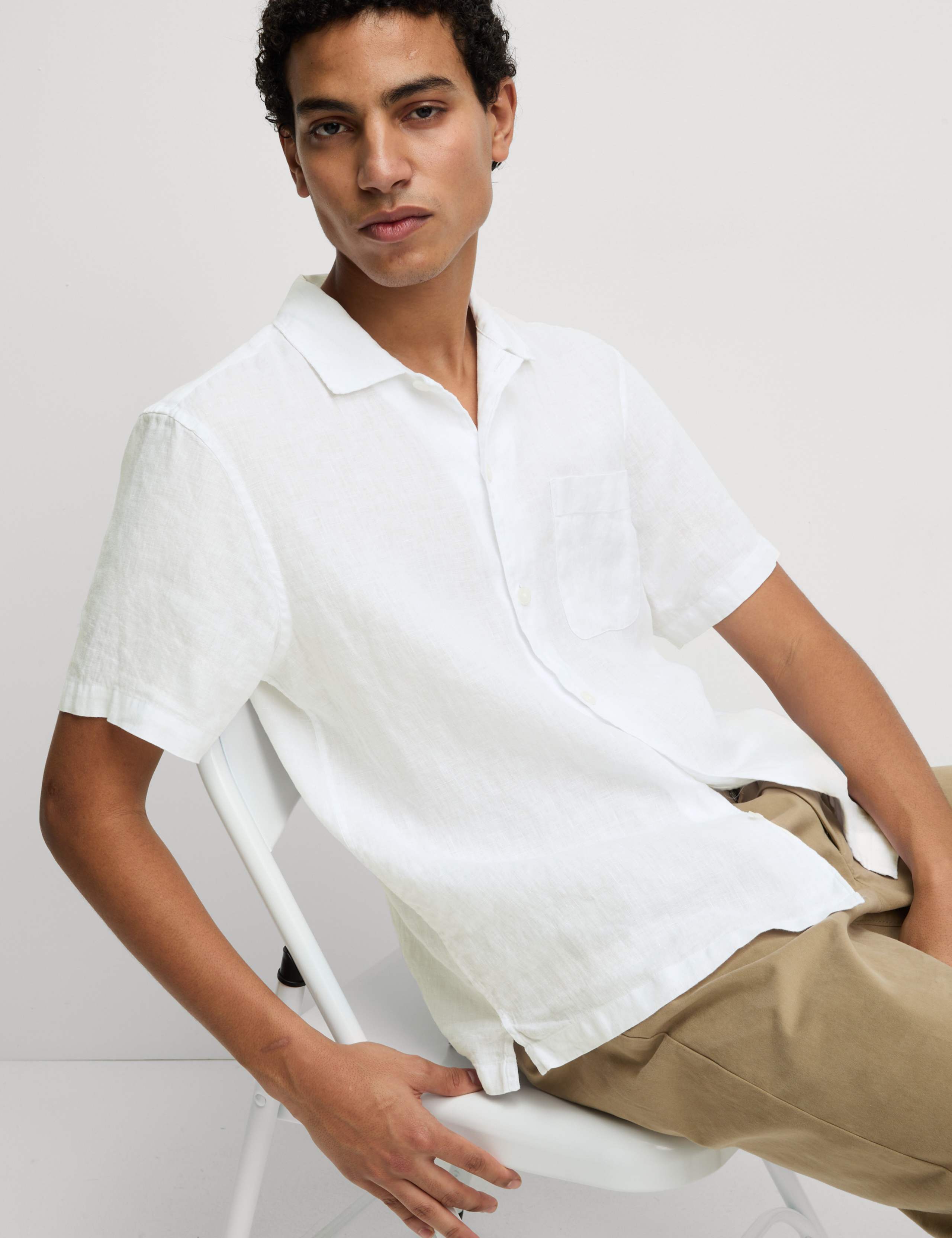 Pure Linen Short Sleeve Shirt 7 of 7