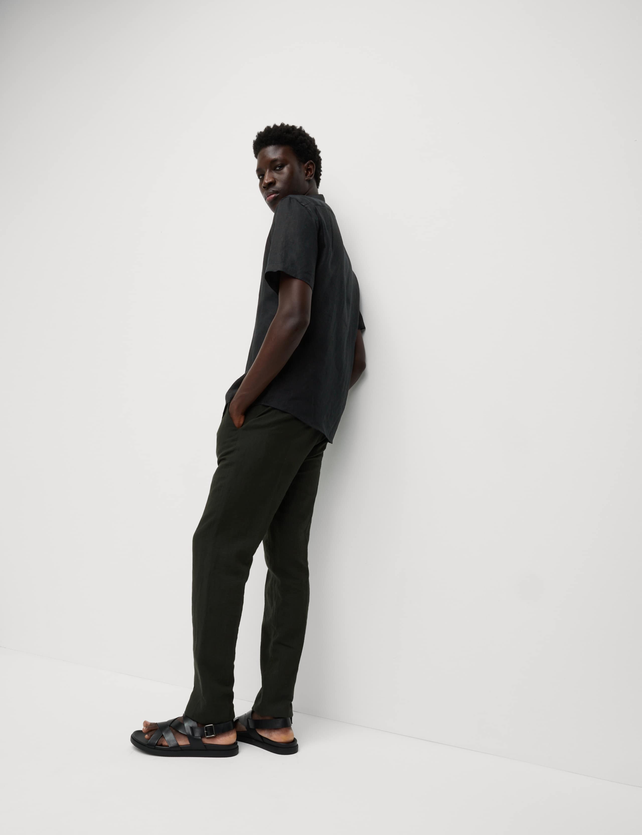 Slim Fit Pure Linen Shirt 5 of 5