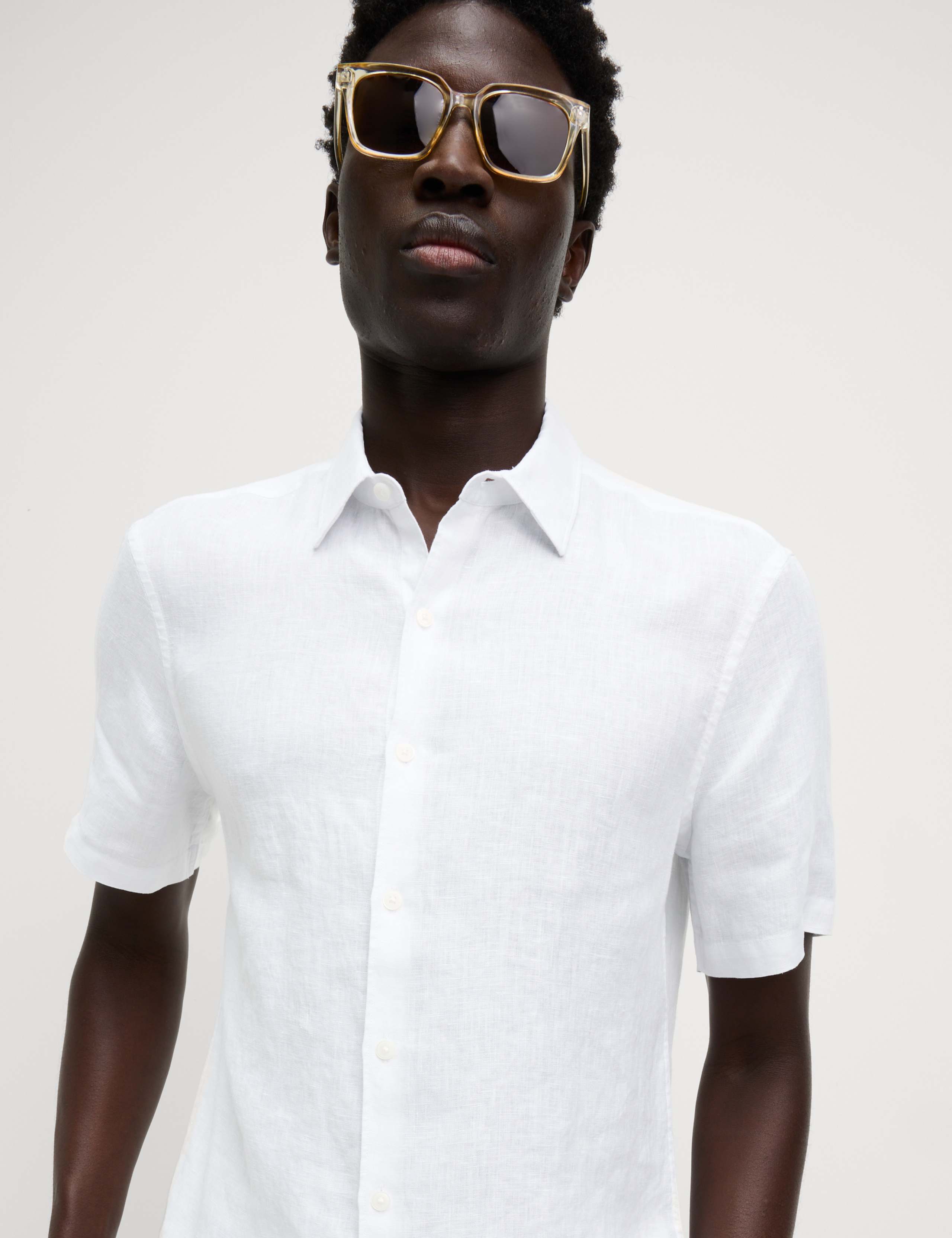Slim Fit Pure Linen Shirt 1 of 6