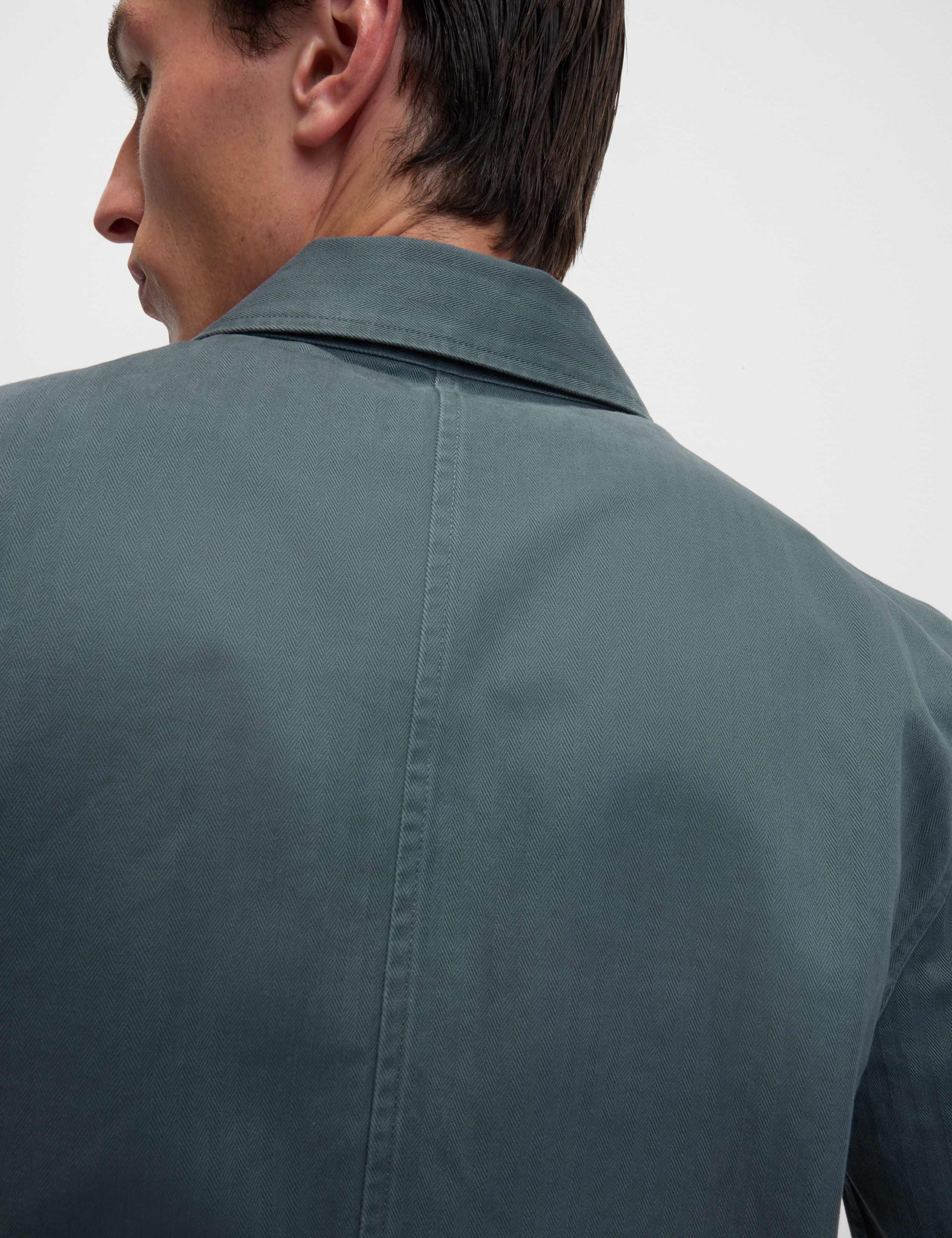 Pure Cotton Herringbone Overshirt​ 4 of 7