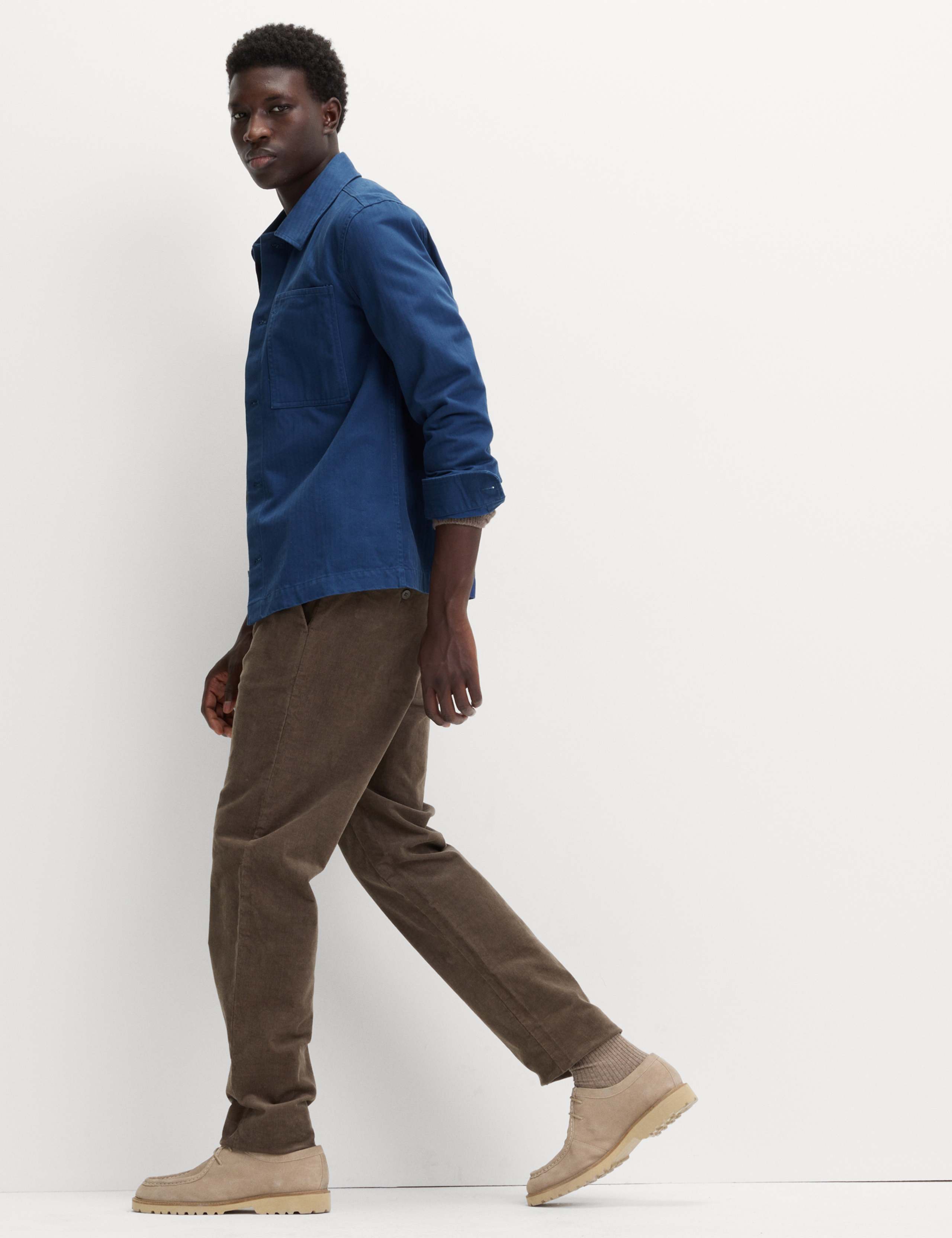 Pure Cotton Herringbone Overshirt​ 3 of 6