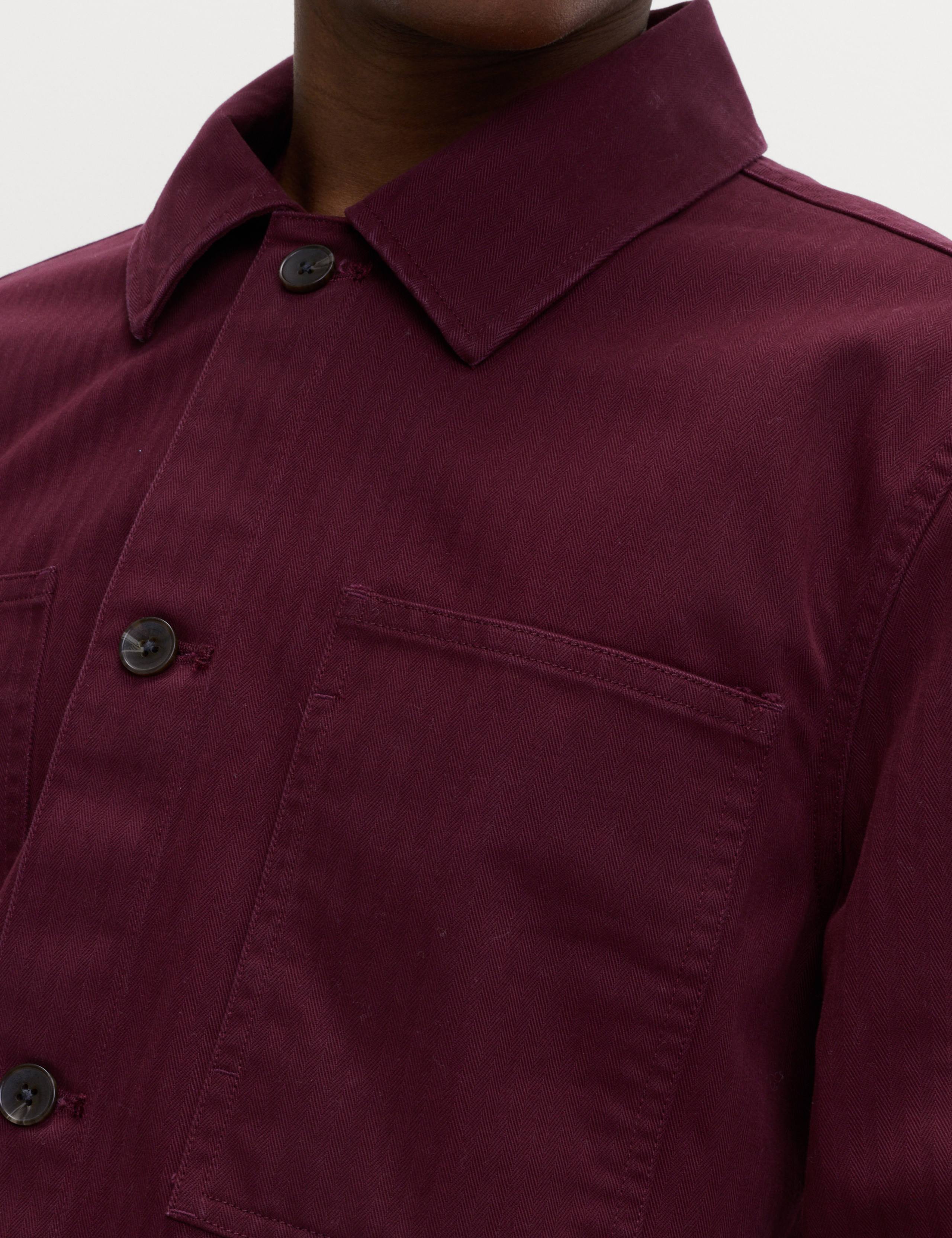 Pure Cotton Herringbone Overshirt​ 4 of 7