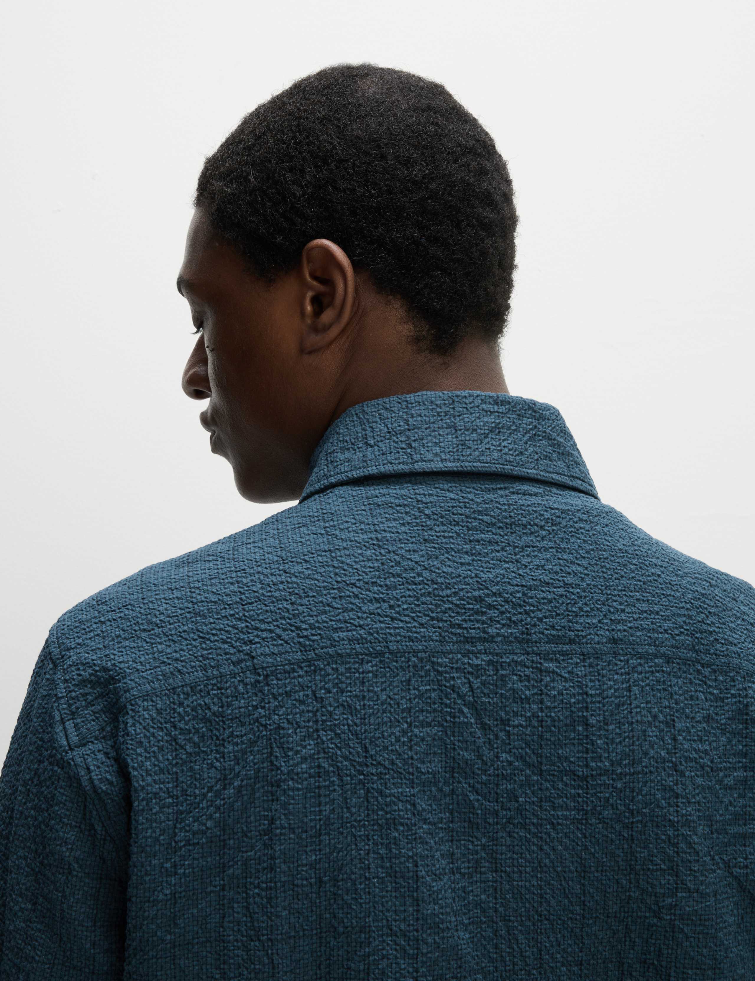 Cotton Rich Checked Poplin Overshirt 5 of 8