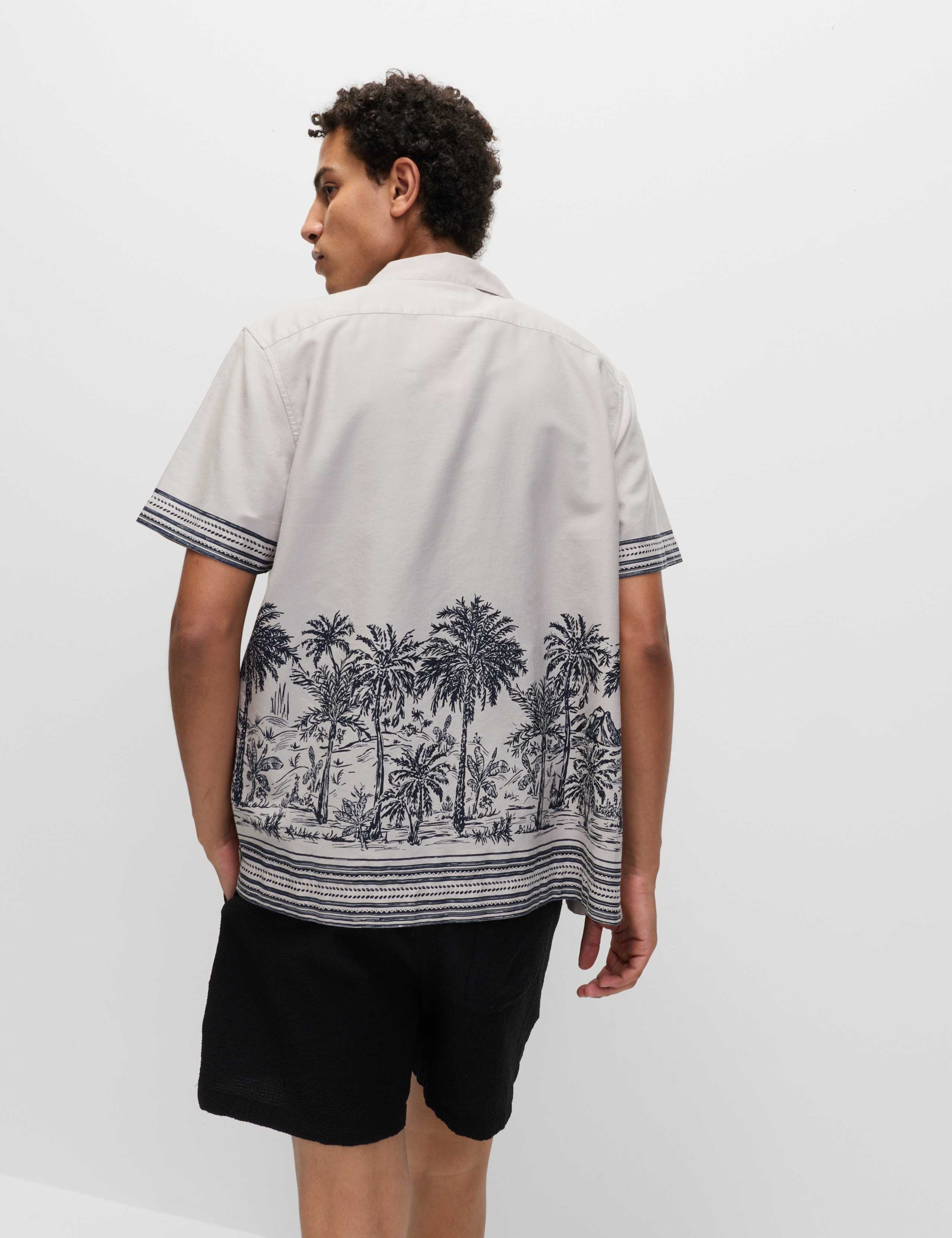 Regular Fit Cotton Blend Short Sleeve Shirt 4 of 5