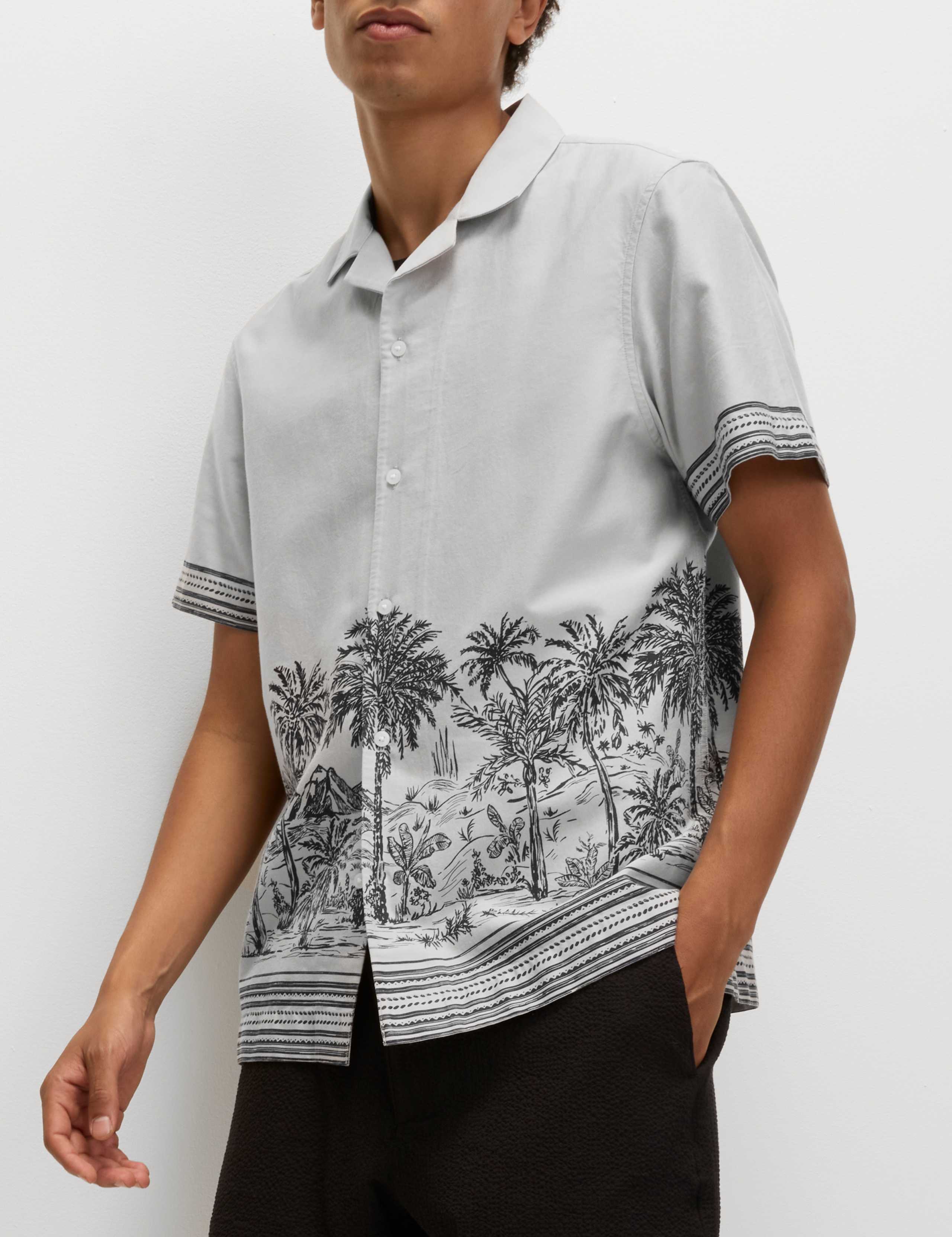 Regular Fit Cotton Blend Short Sleeve Shirt 5 of 5