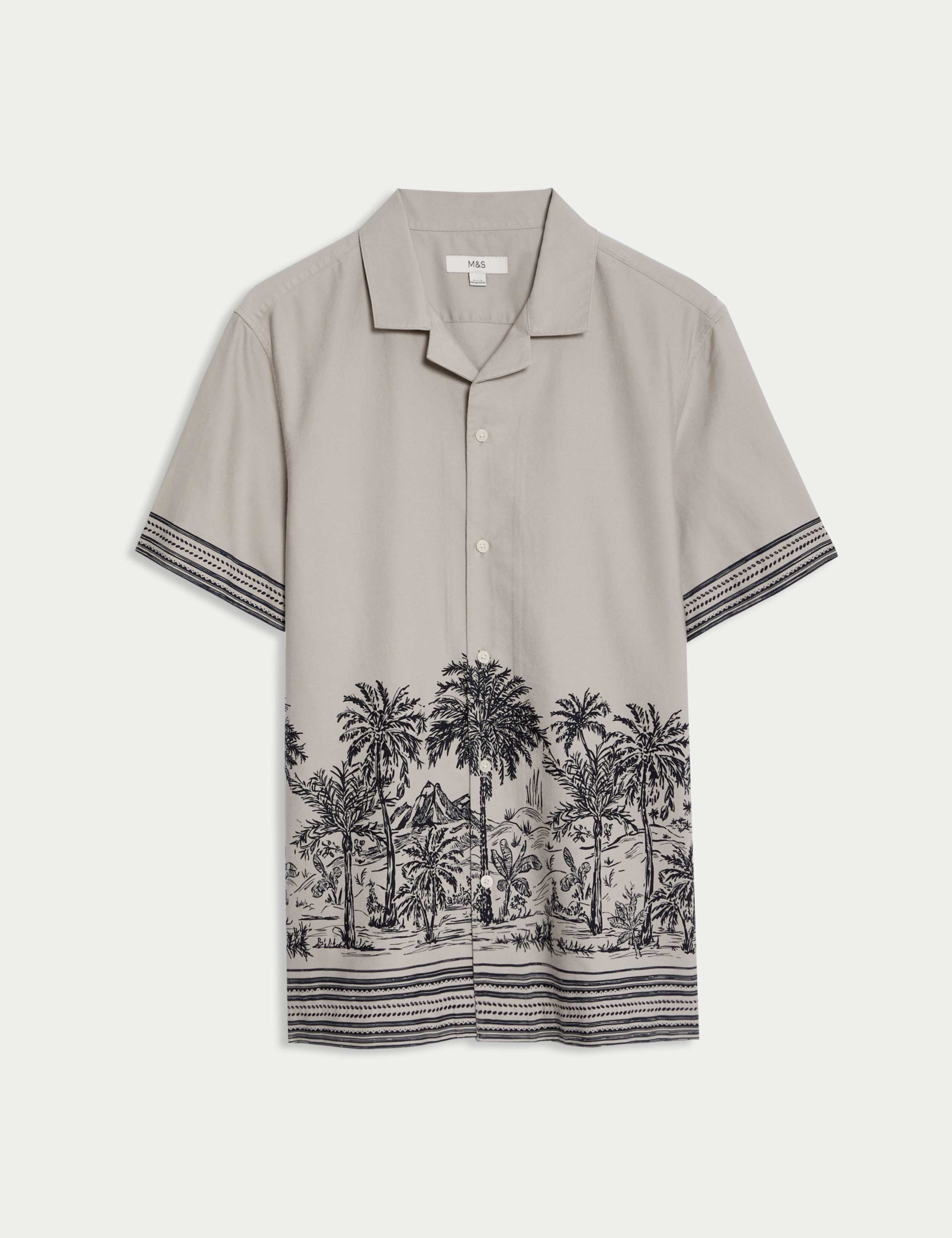 Regular Fit Cotton Blend Short Sleeve Shirt 2 of 5
