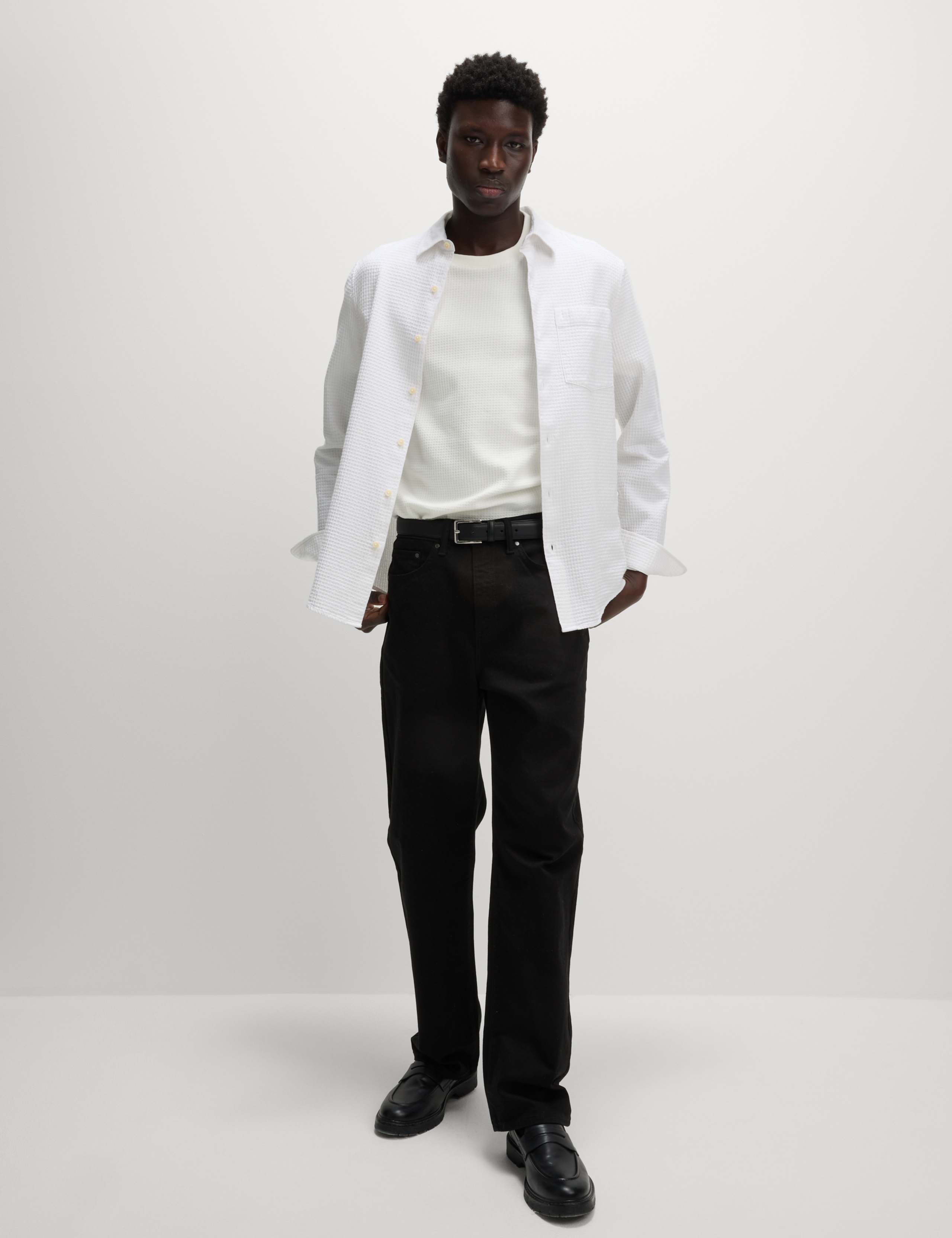 Easy Iron Pure Cotton Textured Shirt 4 of 7