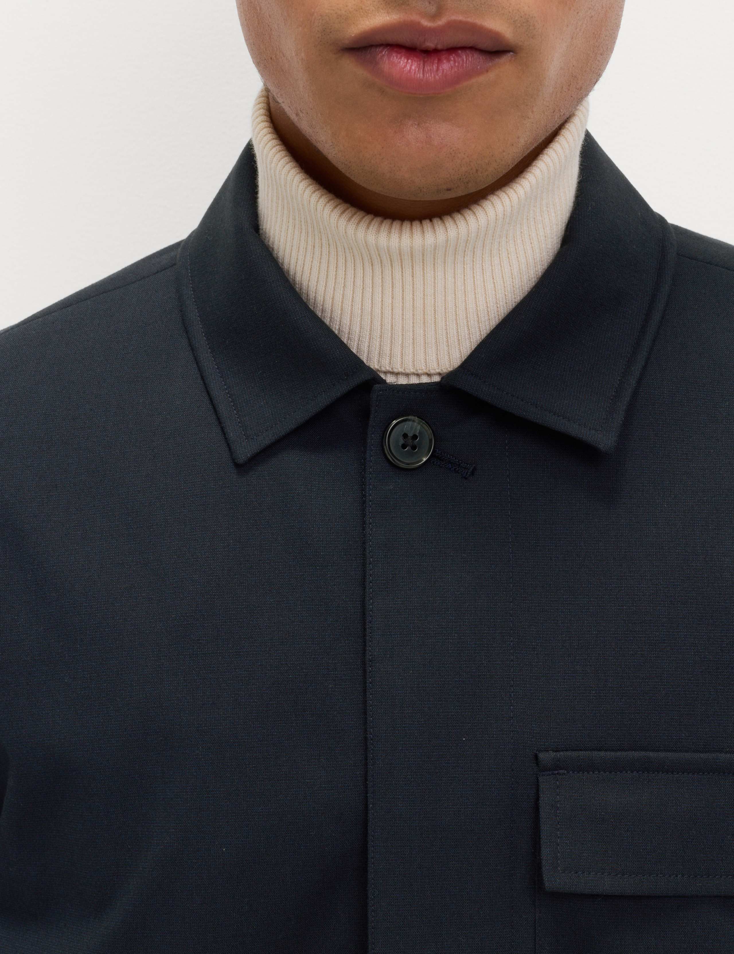 Cotton Blend Overshirt 4 of 6