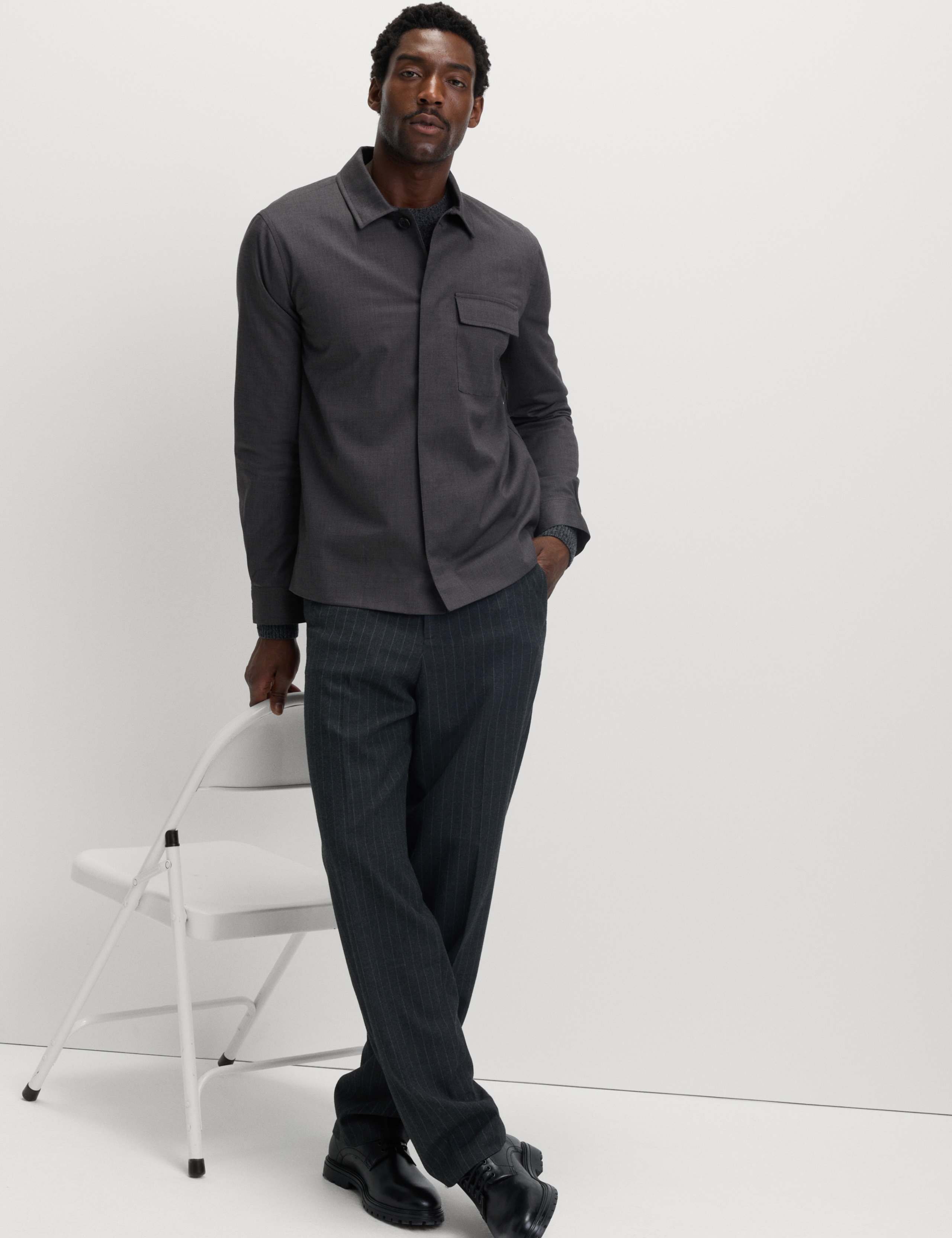 Cotton Blend Overshirt 4 of 6