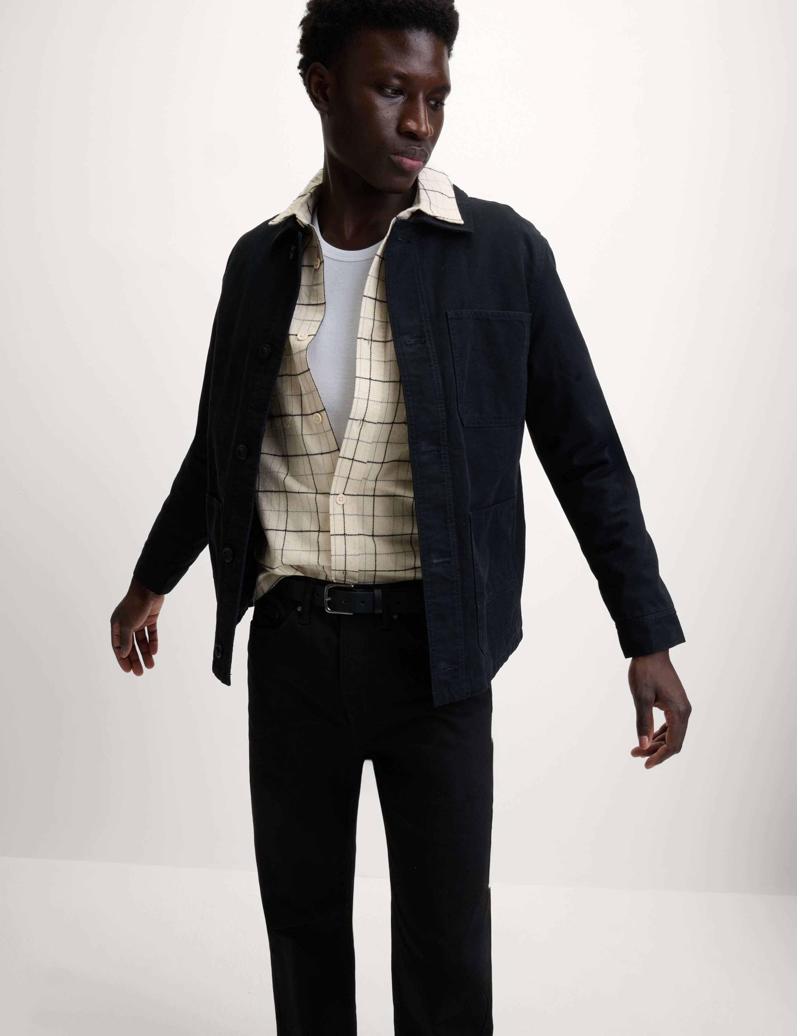 Cotton Rich Checked Shirt 5 of 8