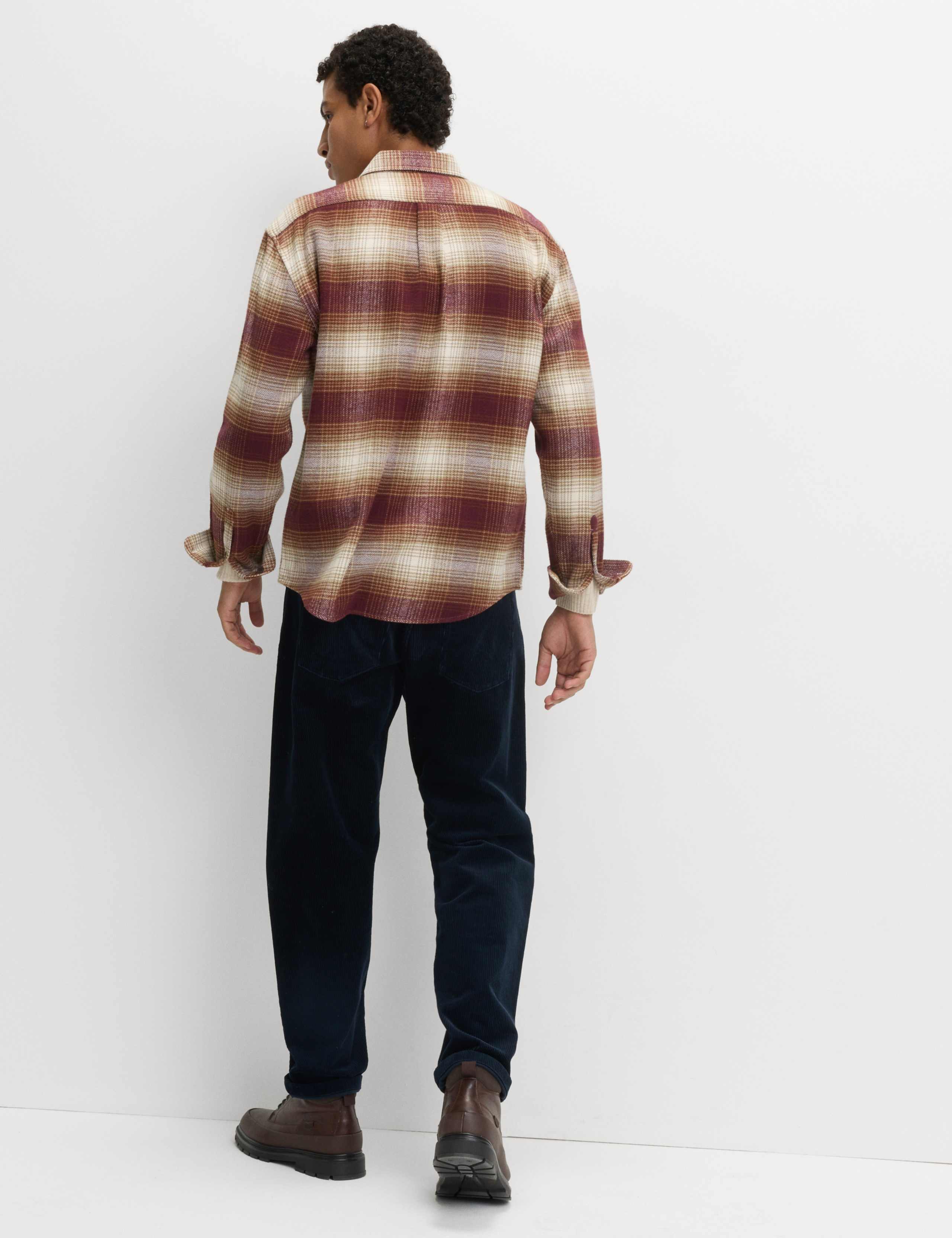 Pure Cotton Checked Flannel Shirt 5 of 5