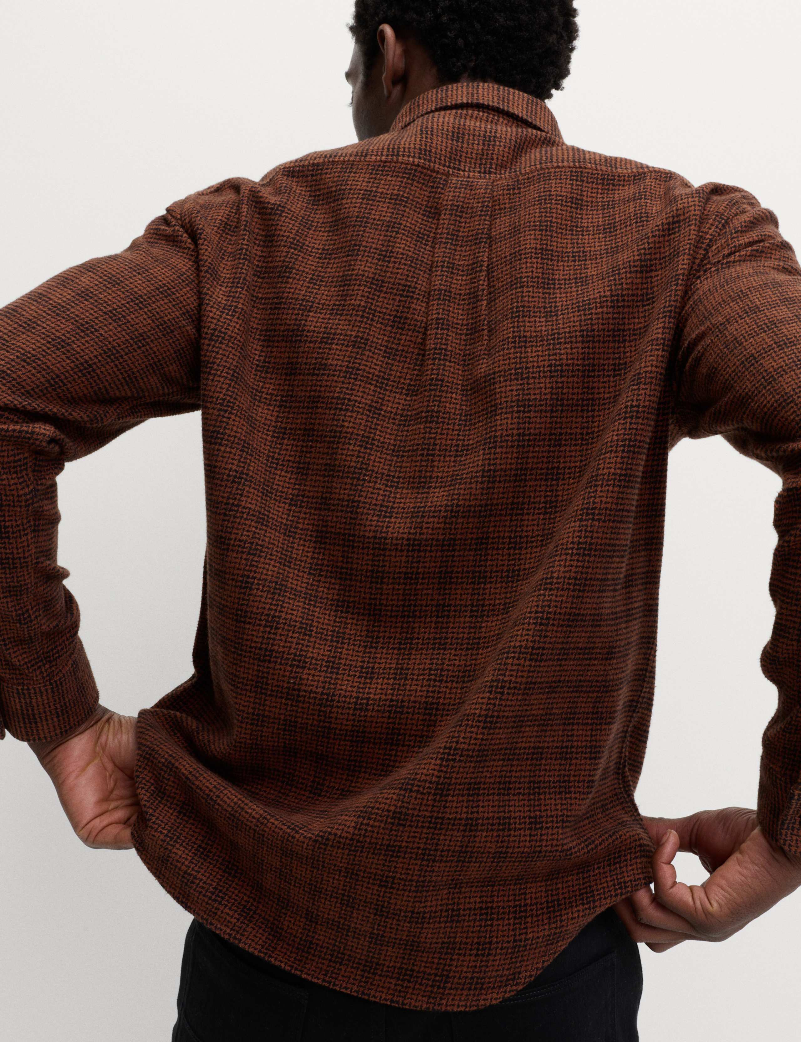 Pure Cotton Checked Flannel Shirt 3 of 6