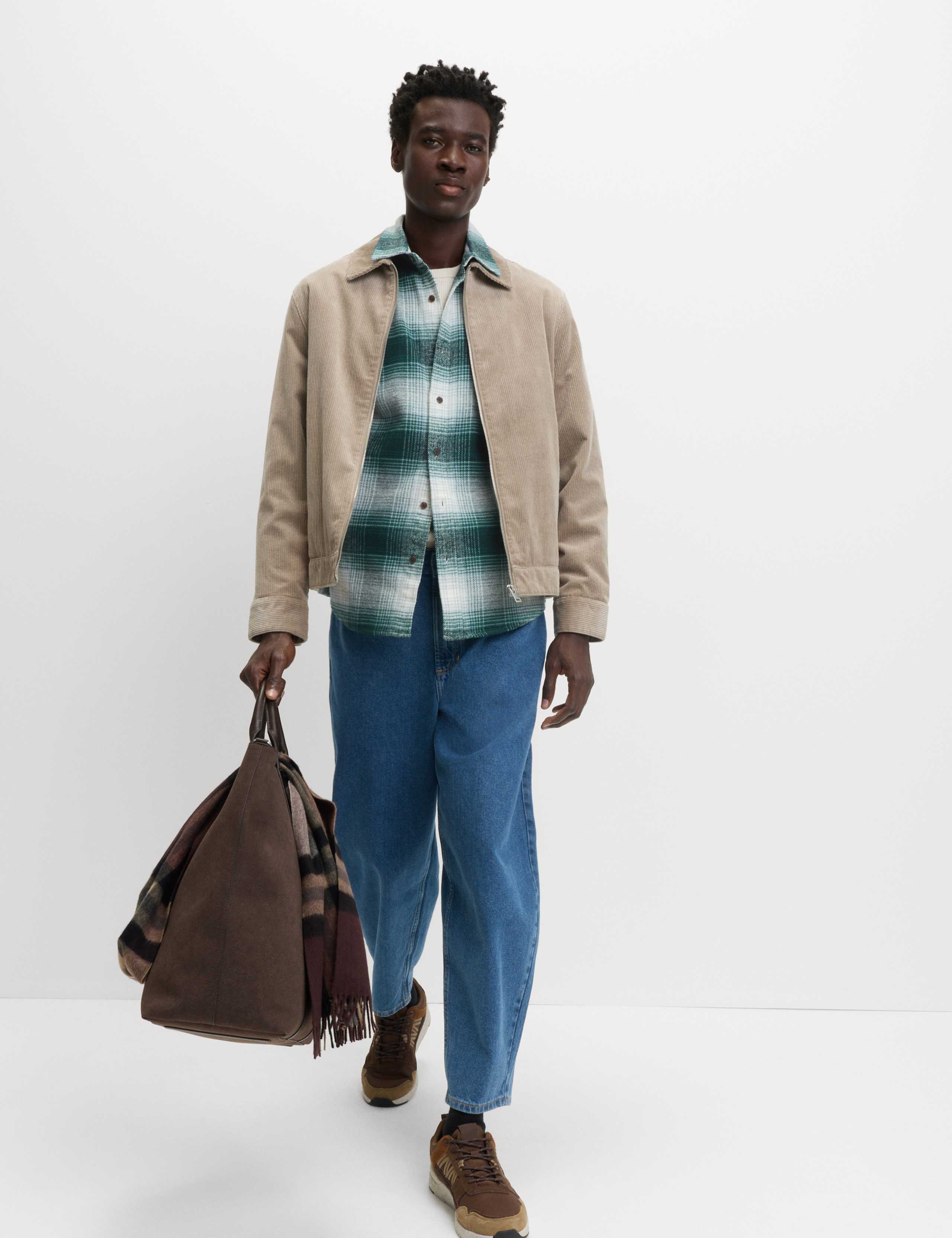 Pure Cotton Checked Flannel Shirt 1 of 5