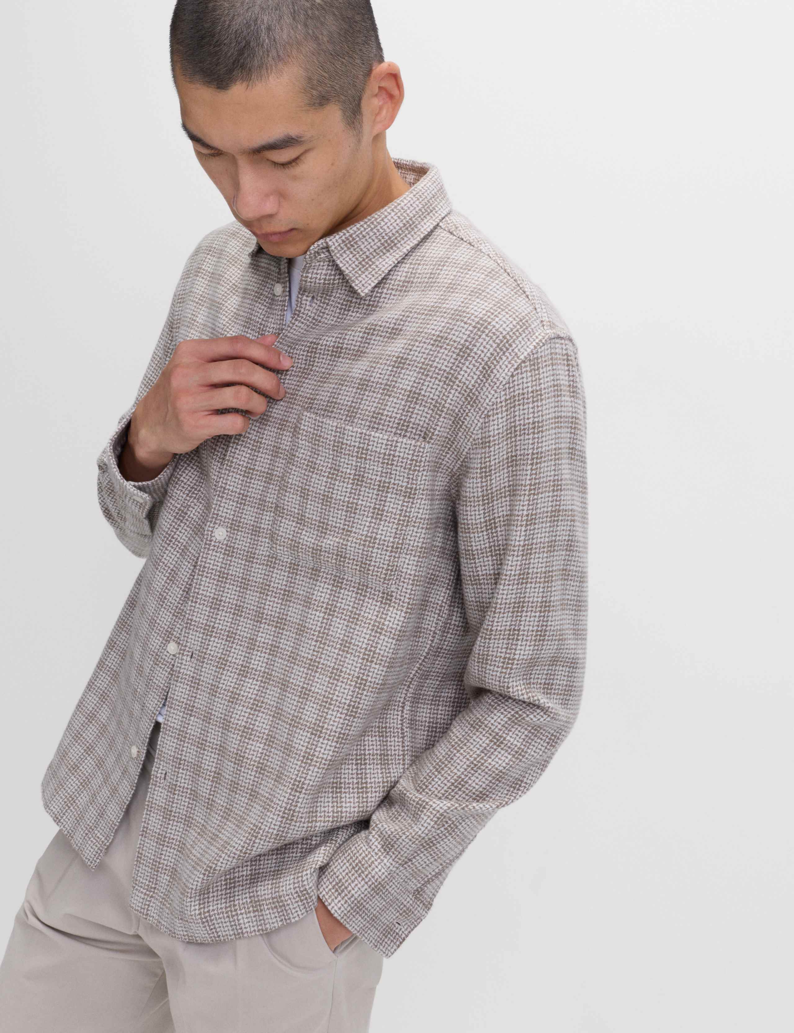 Pure Cotton Checked Flannel Shirt 3 of 7
