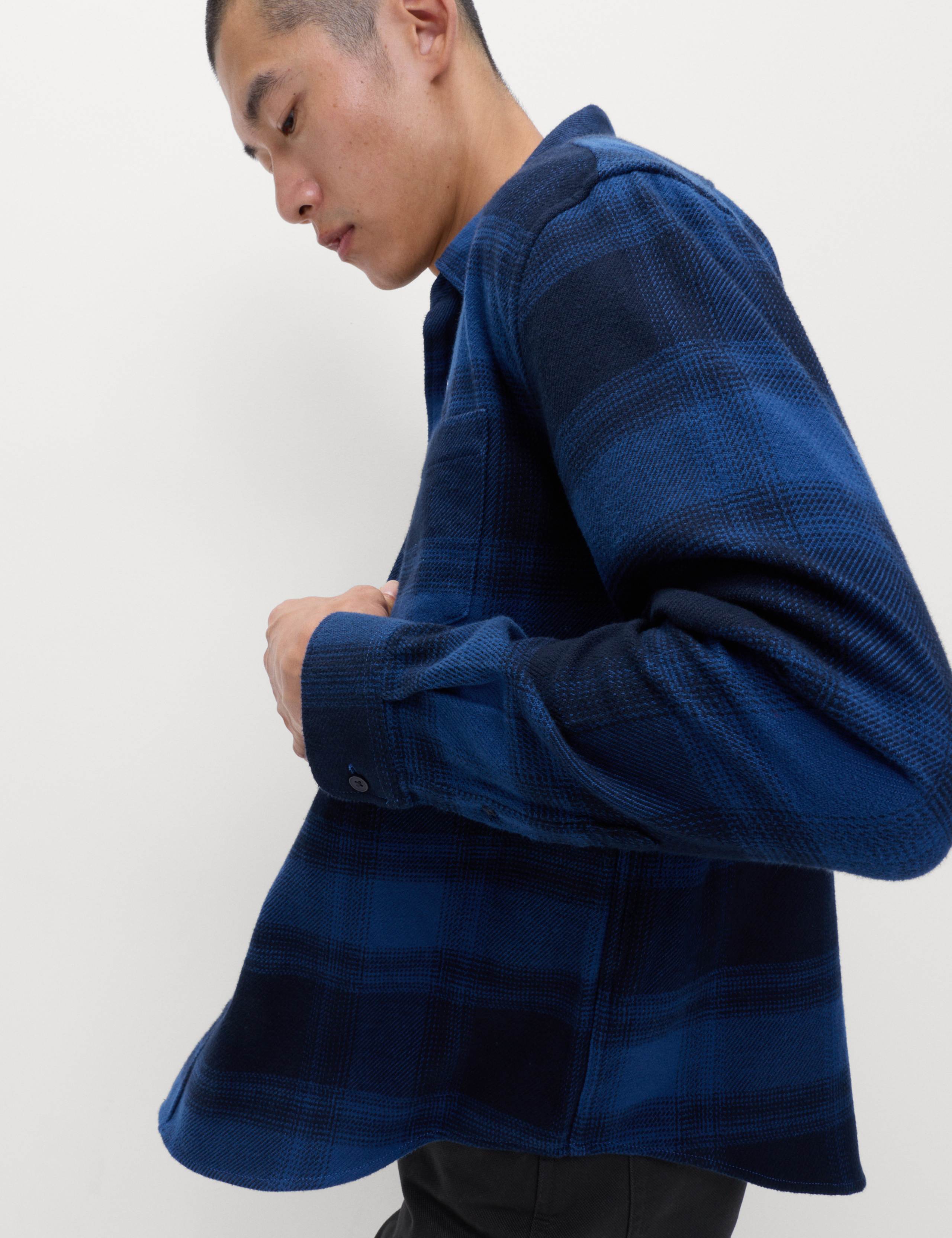 Pure Cotton Checked Flannel Shirt 1 of 5
