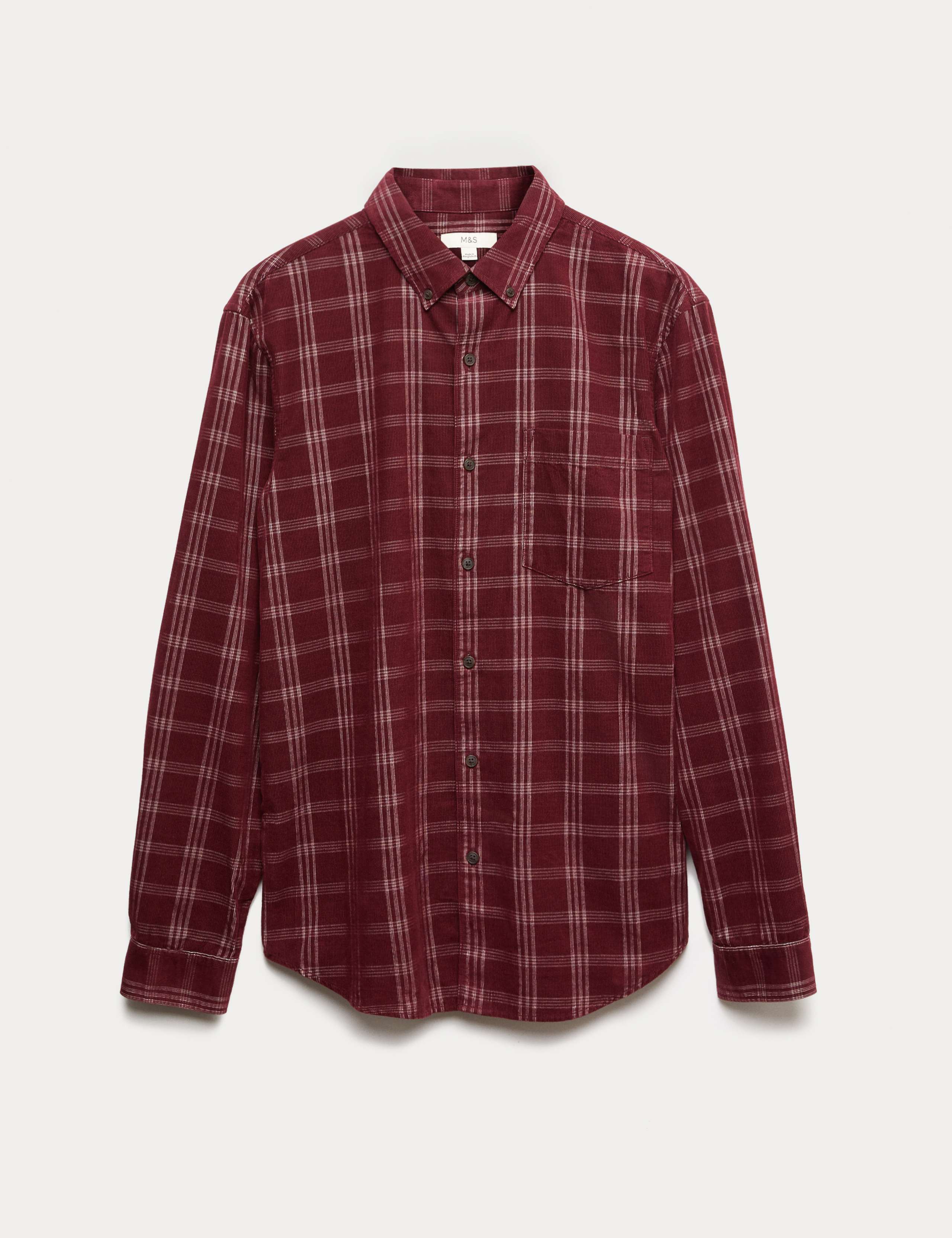 Pure Cotton Check Corduroy Shirt 2 of 5