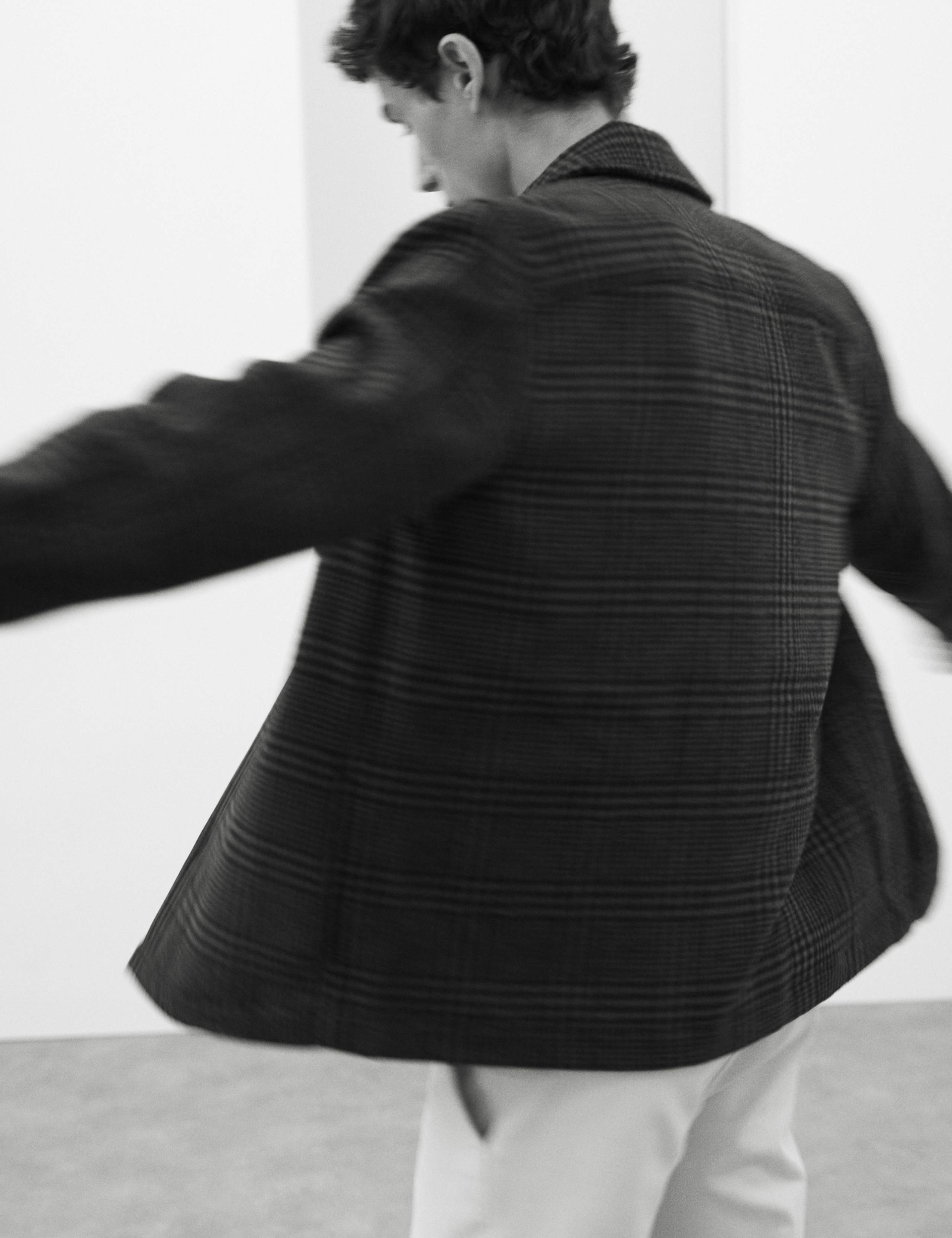 Wool Blend Checked Overshirt 7 of 7