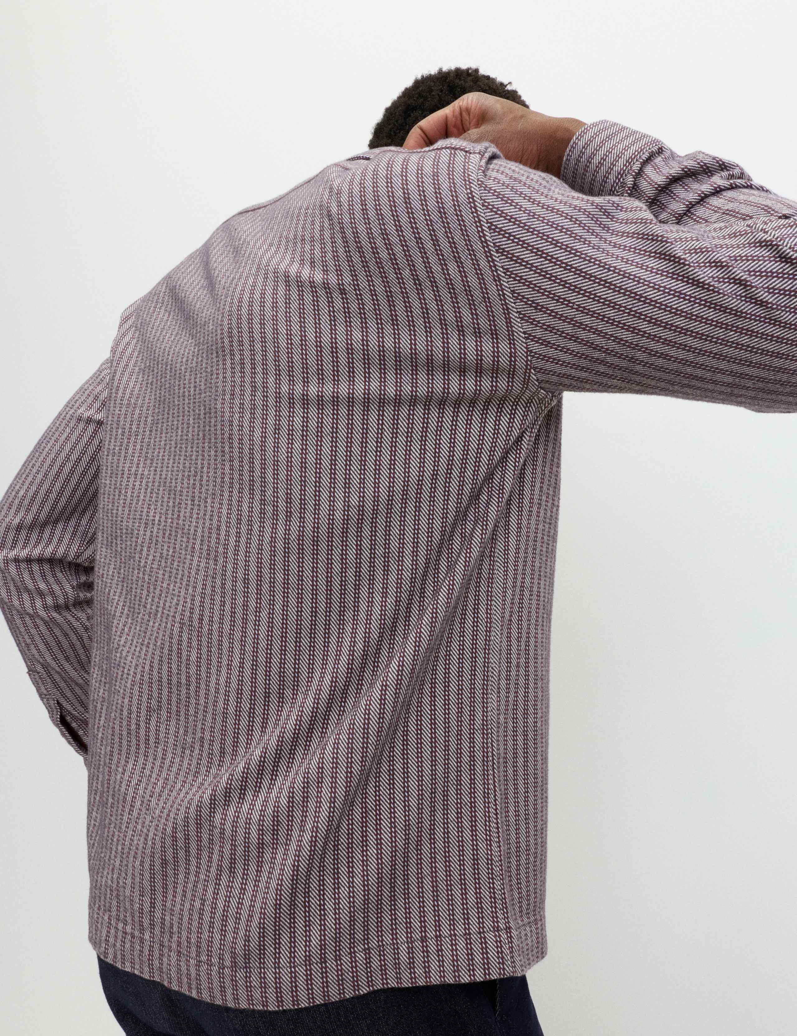 Pure Cotton Striped Flannel Shirt 3 of 6