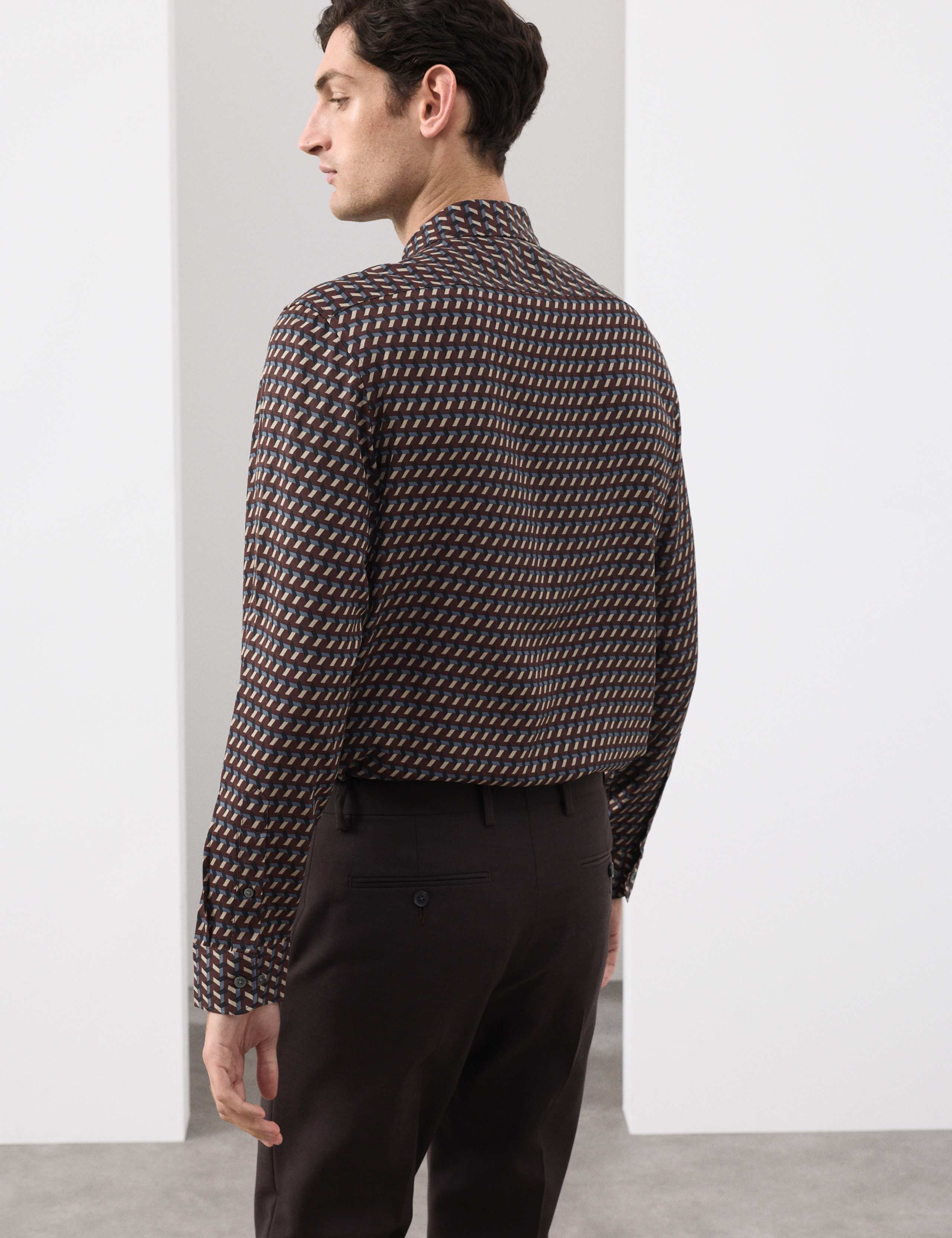 Regular Fit Geometric Print Shirt 5 of 6