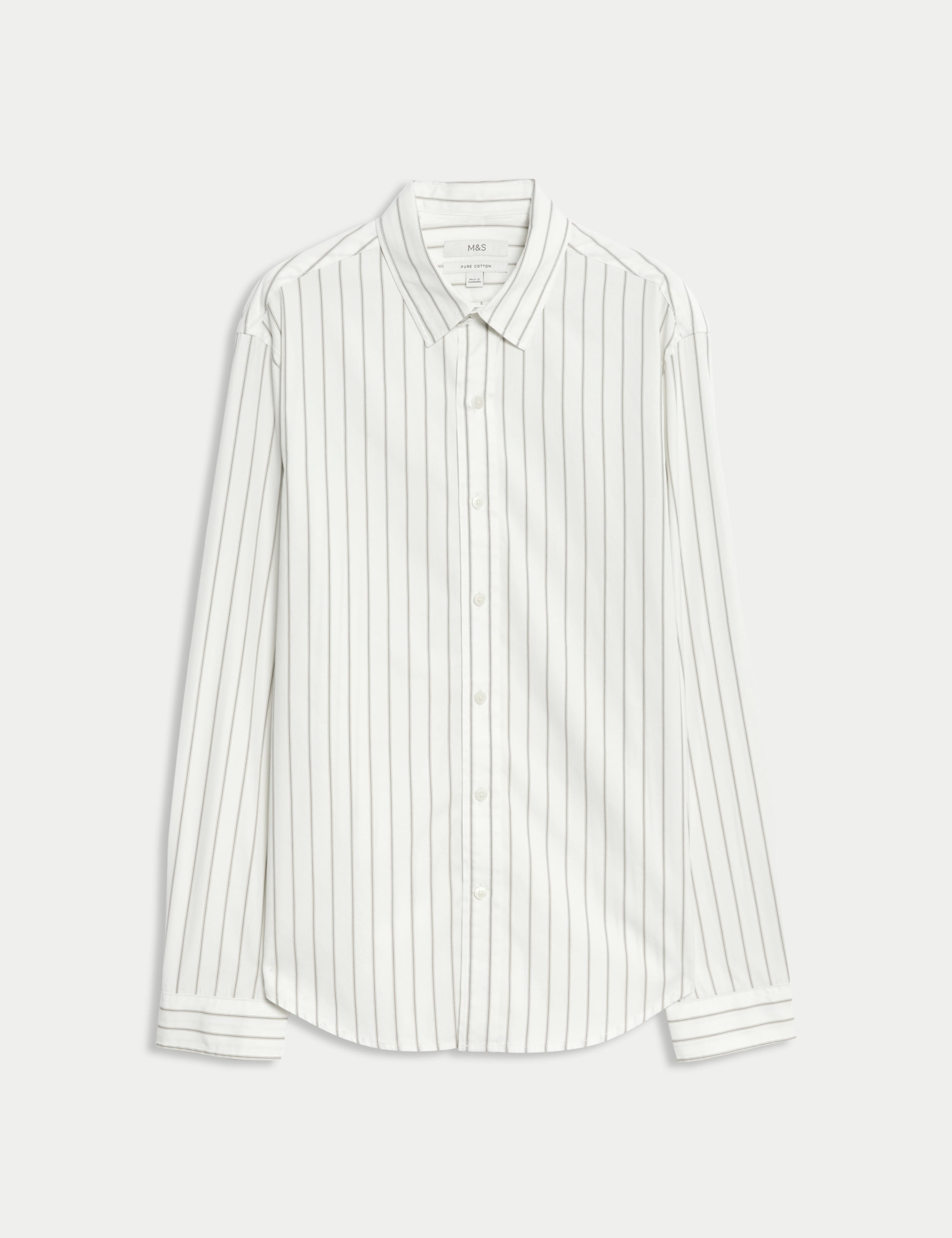 Regular Fit Pure Cotton Striped Oxford Shirt 2 of 6
