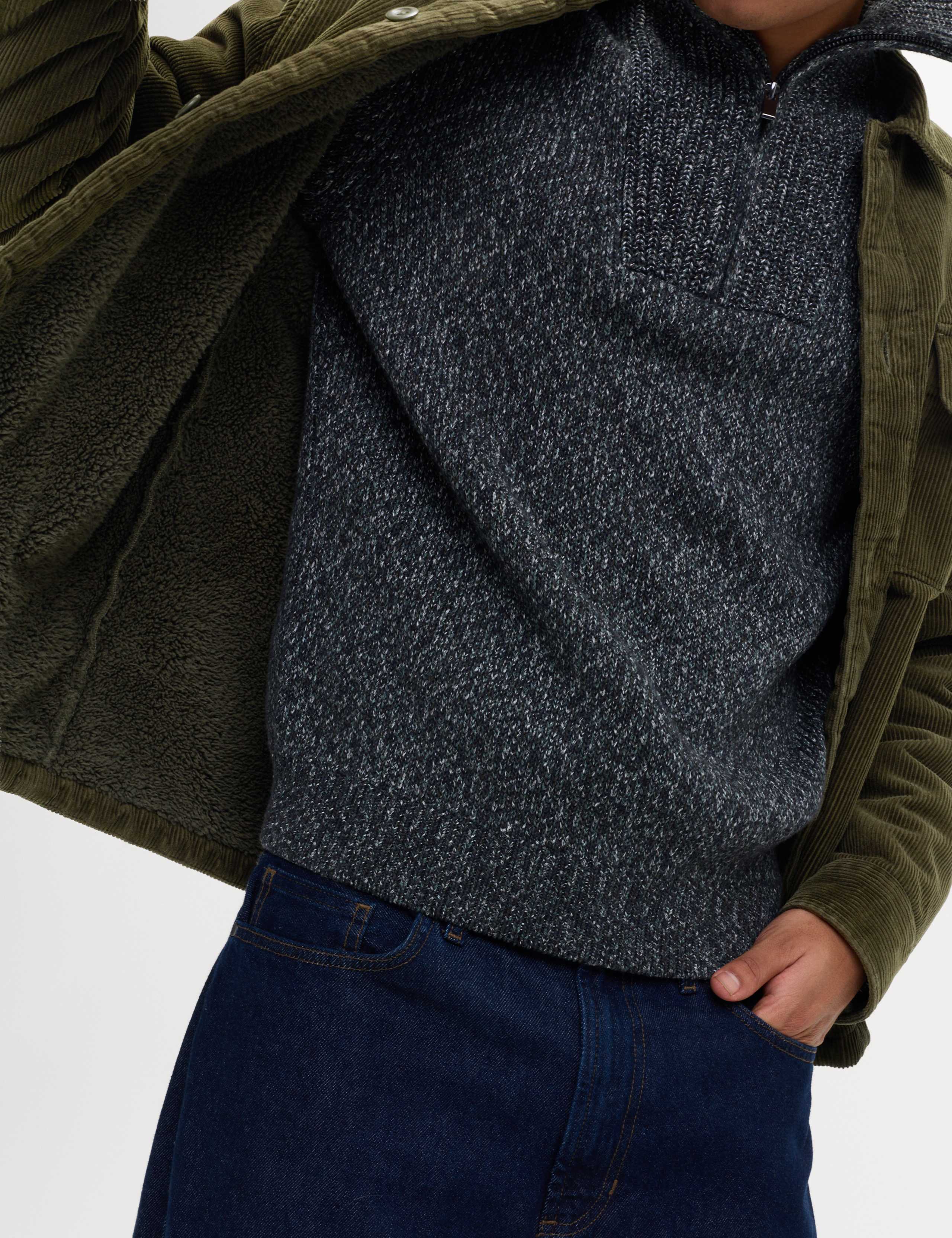 Cotton Rich Borg Lined Overshirt 5 of 6