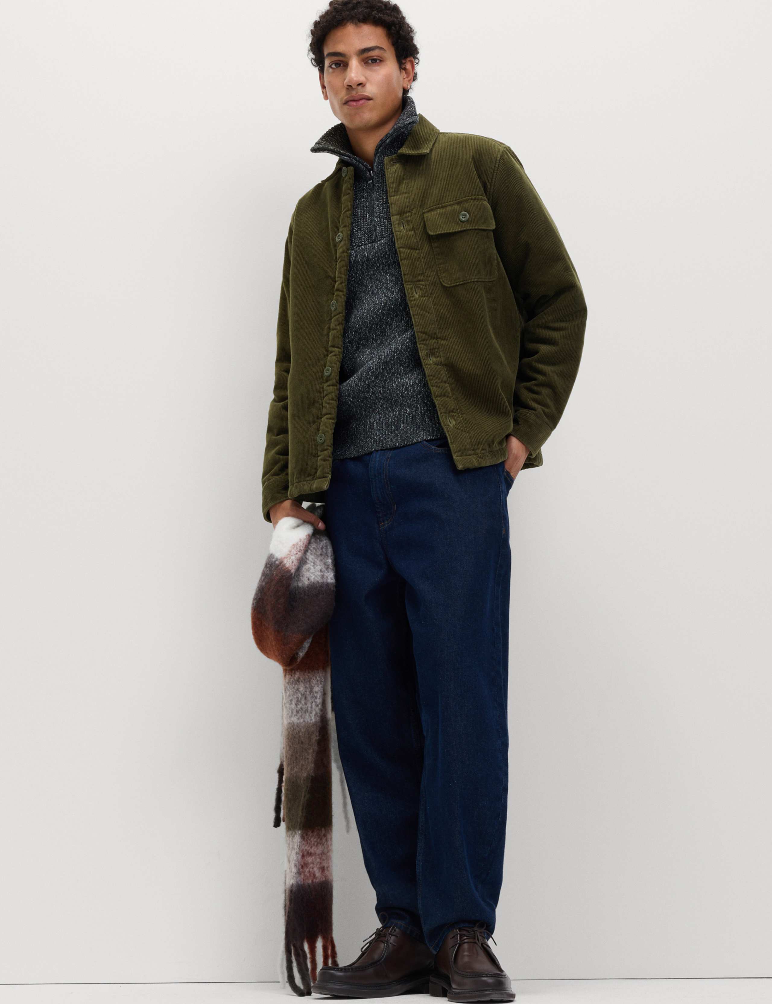 Cotton Rich Borg Lined Overshirt 6 of 6