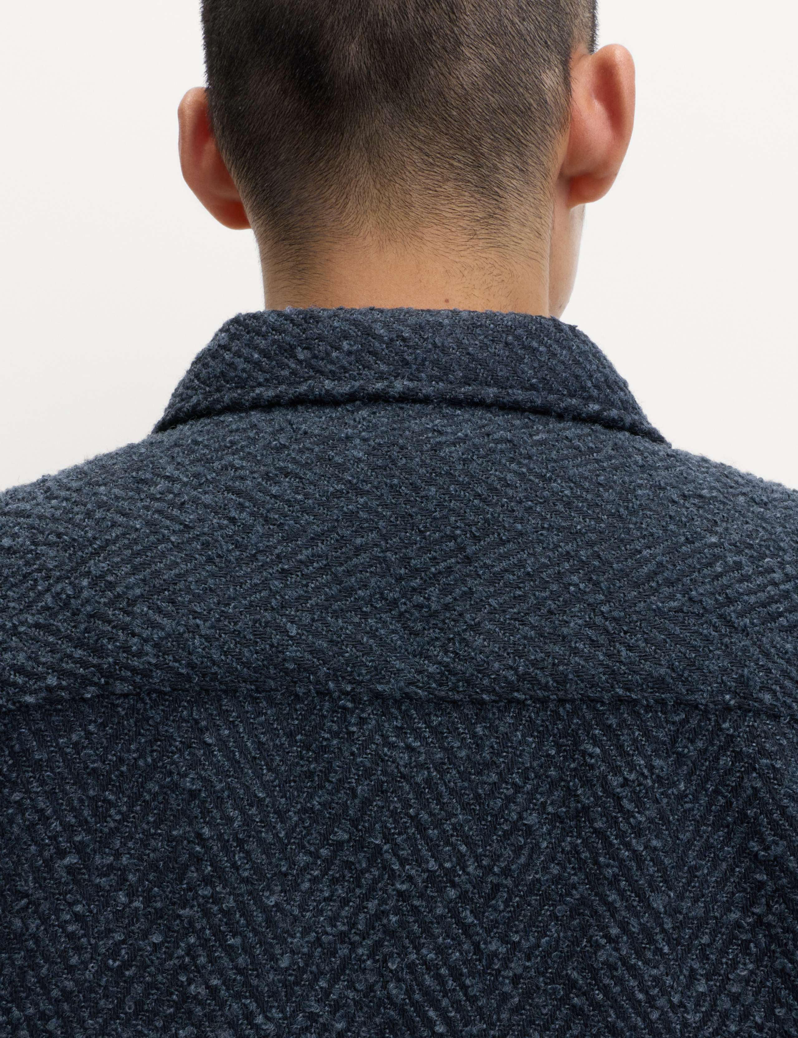 Regular Fit Herringbone Overshirt 4 of 6