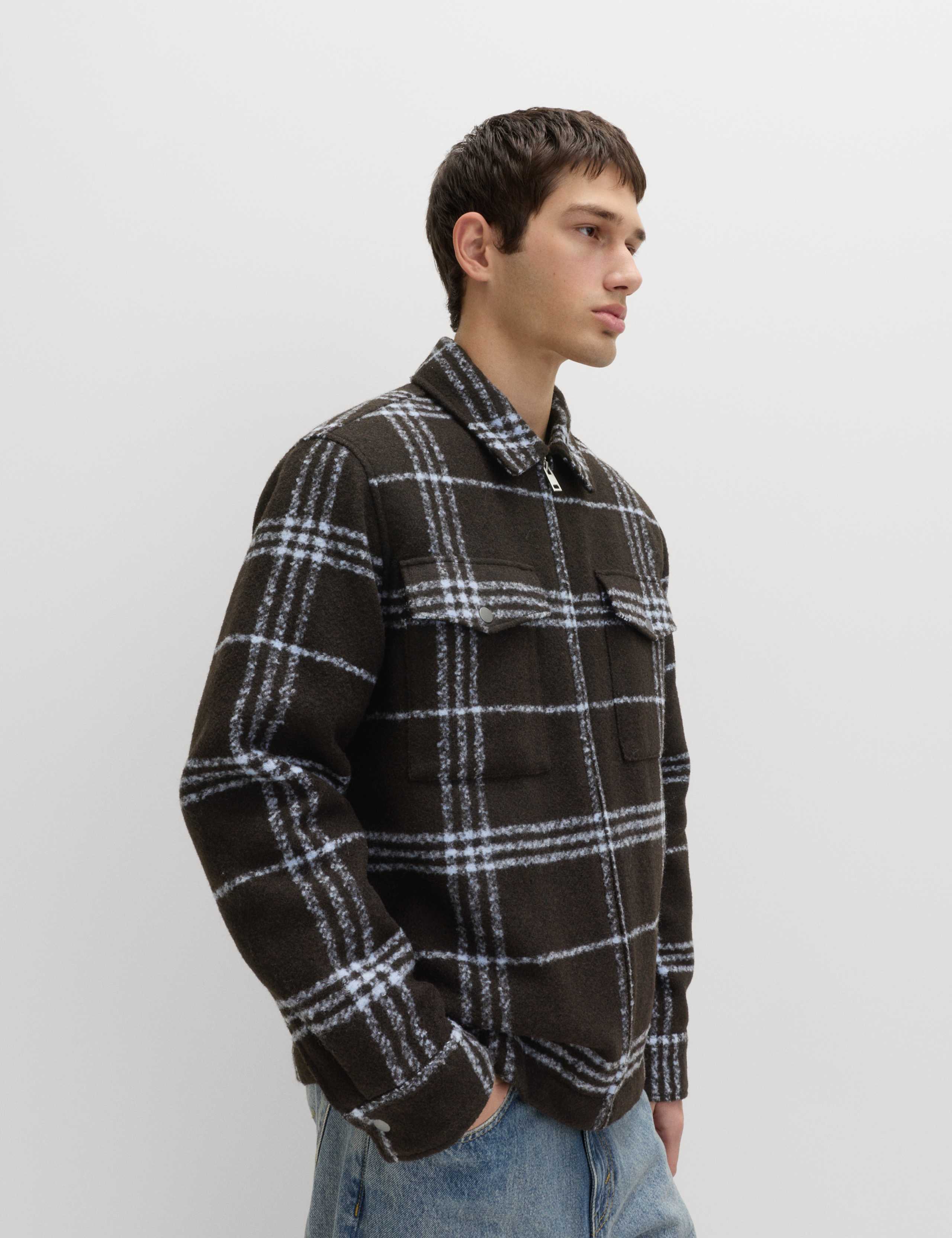 Checked Shacket 3 of 7