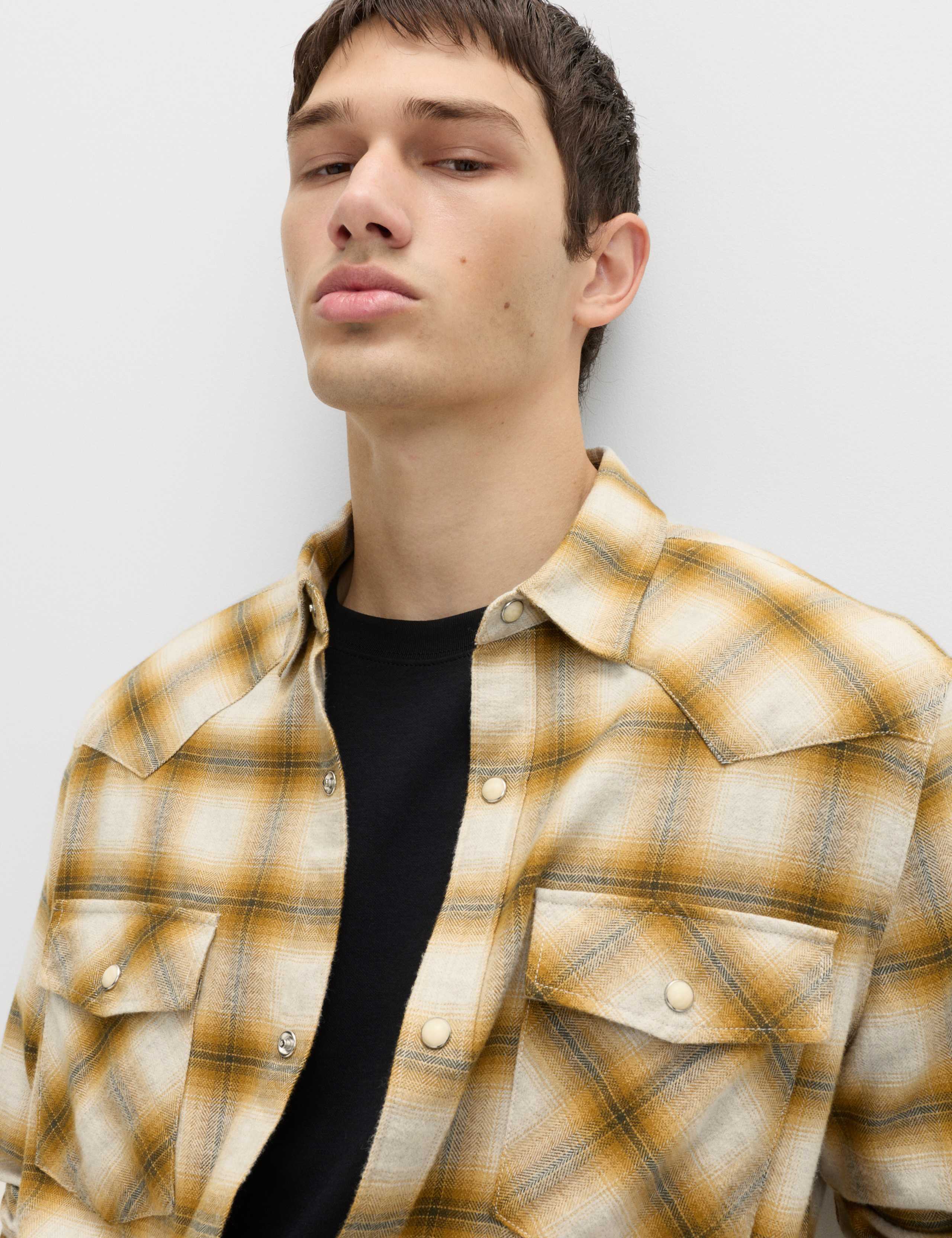Regular Fit Pure Cotton Checked Flannel Shirt 6 of 6
